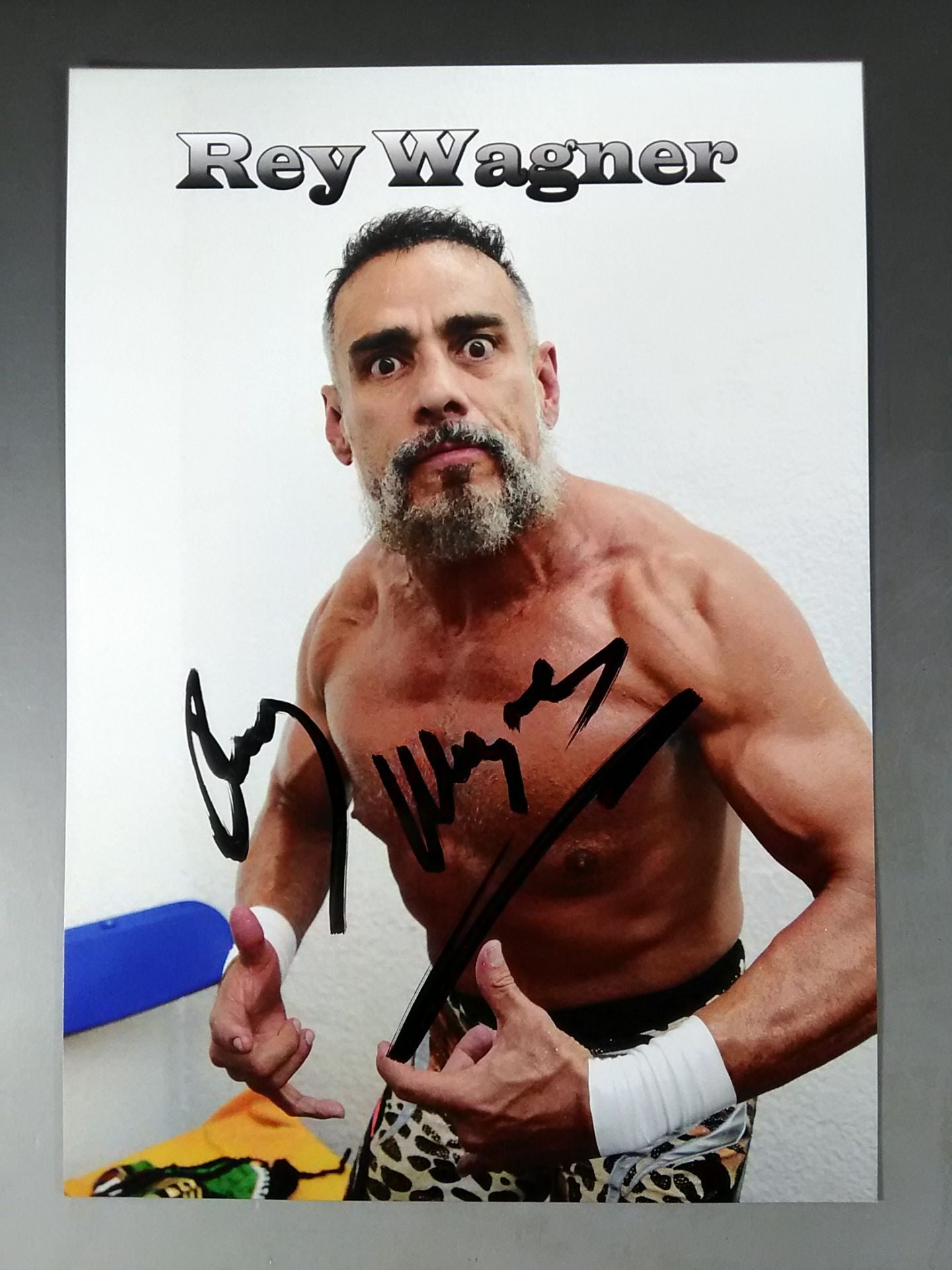 レイ・ワグナーJr. 直筆サイン入りポートレート(A-1)