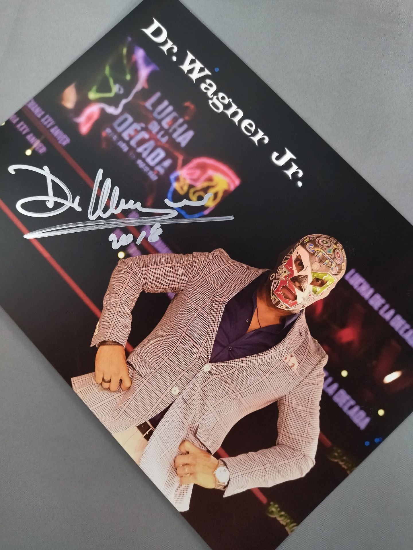 ドクトル・ワグナー・ジュニア 直筆サイン入りポートレート(A)