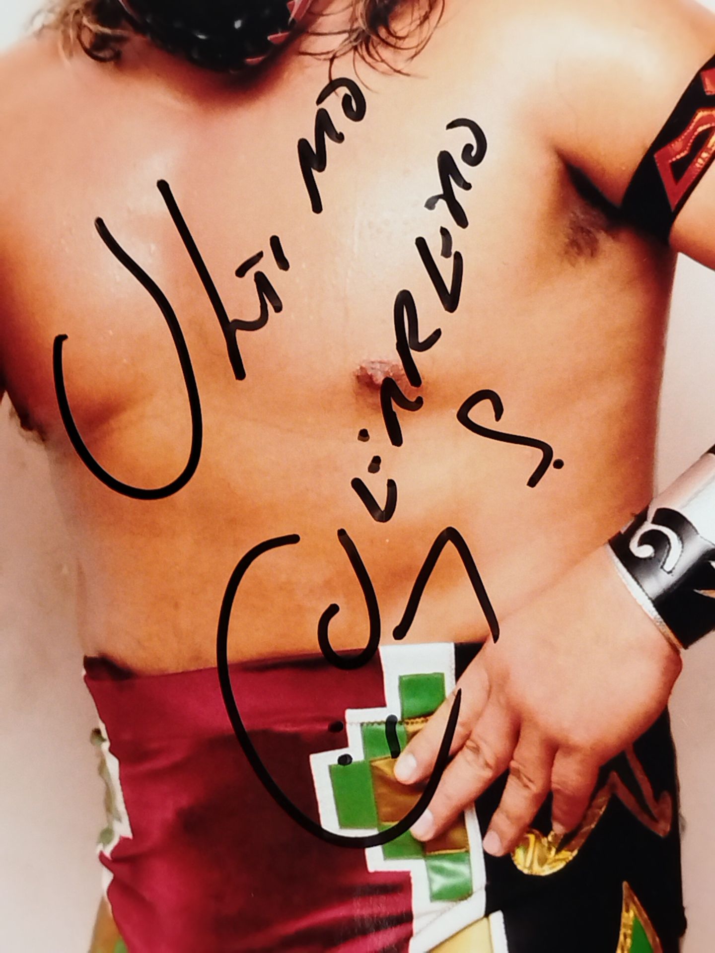 ウルティモ・ゲレーロ 直筆サイン入りポートレート