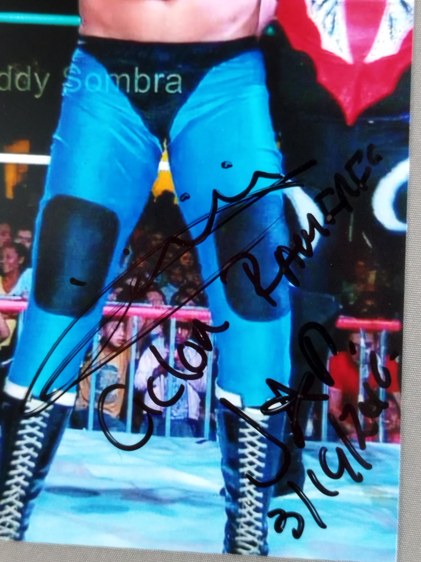 シクロン・ラミレス・ジュニア 直筆サイン入り生写真(A-1)