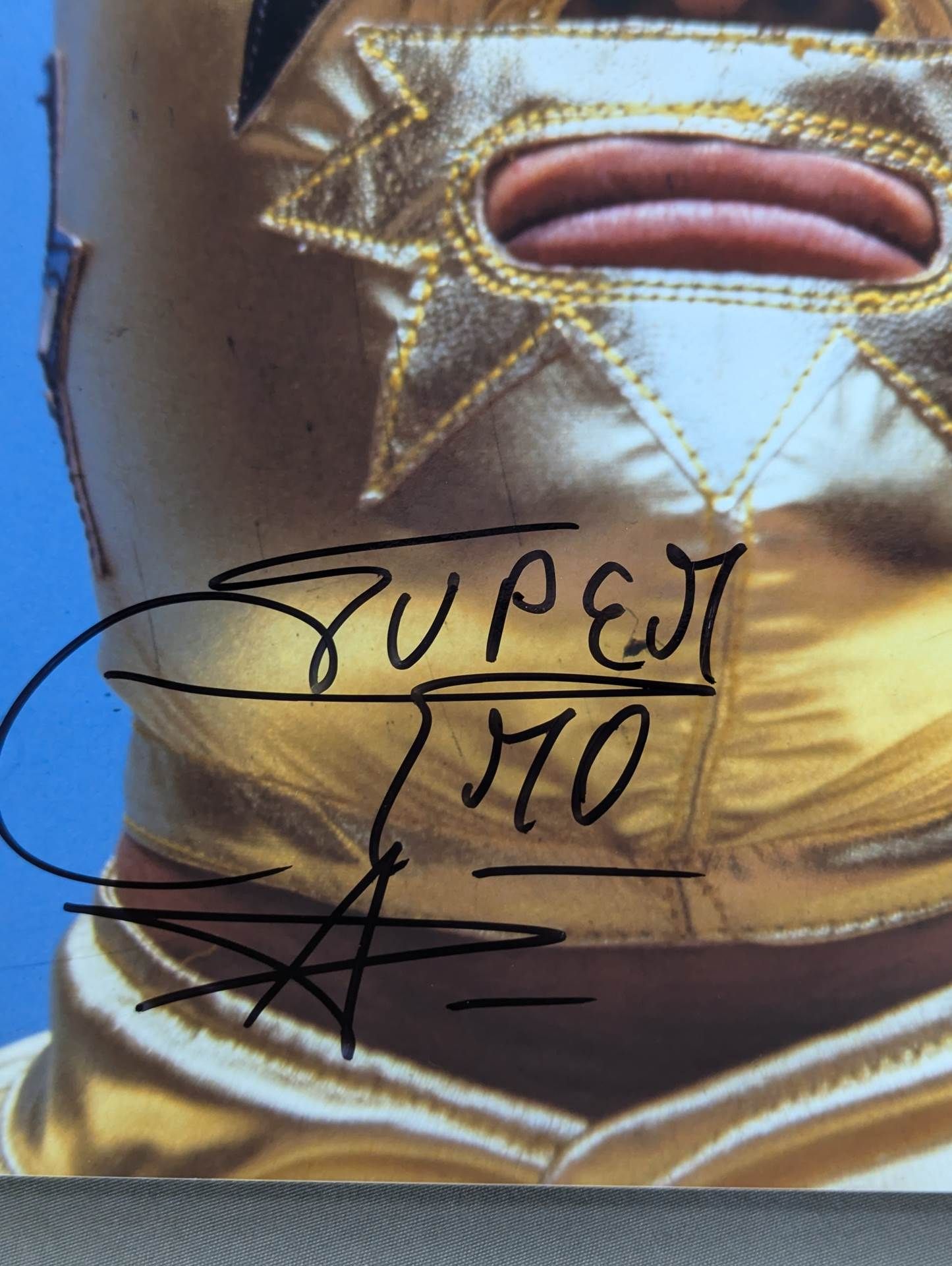 Super Astro hand signed autograph LargeFormat photo (A-1)