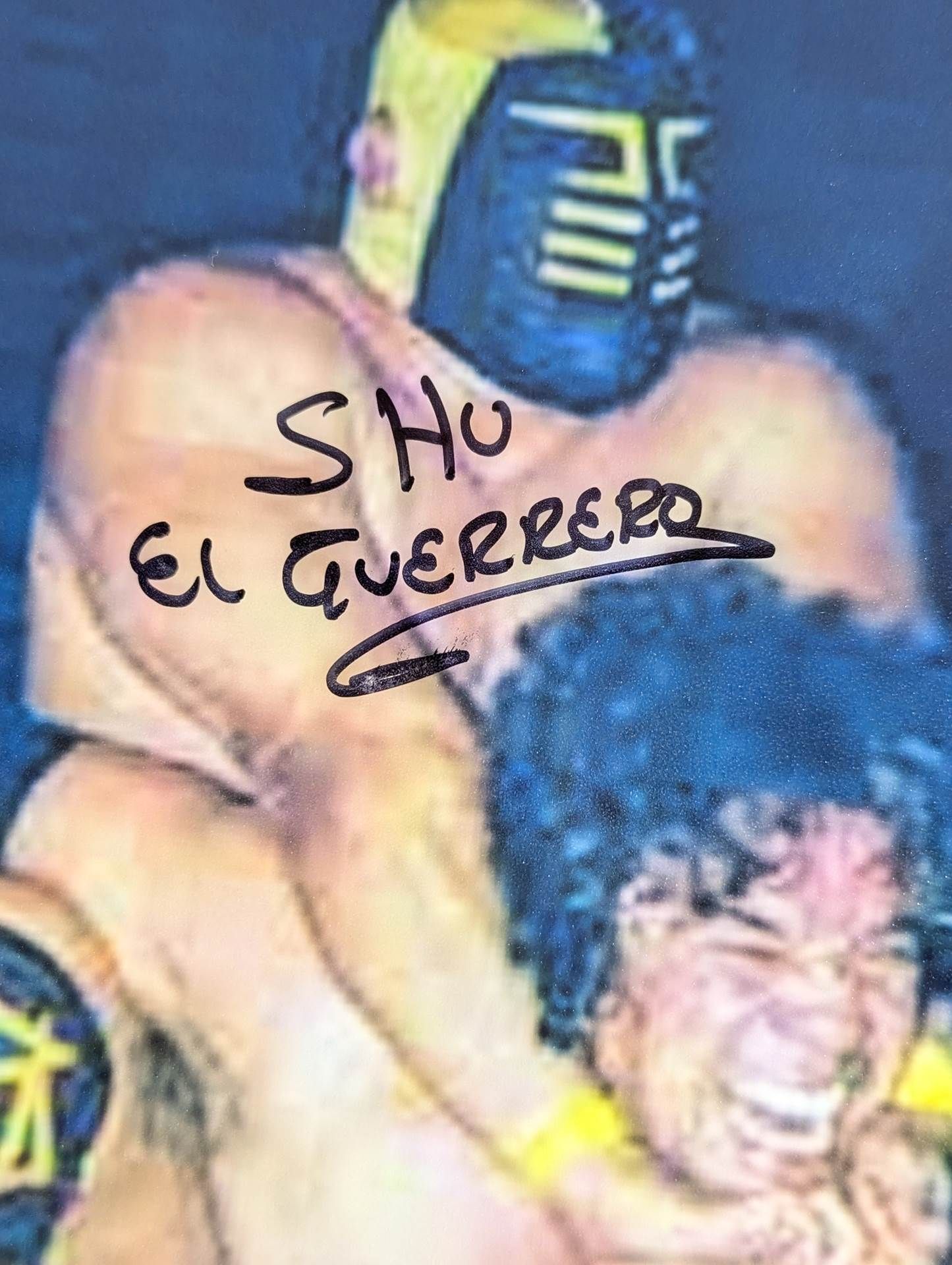 Shu El Guerrero hand signed autograph large formatphoto (A-1)