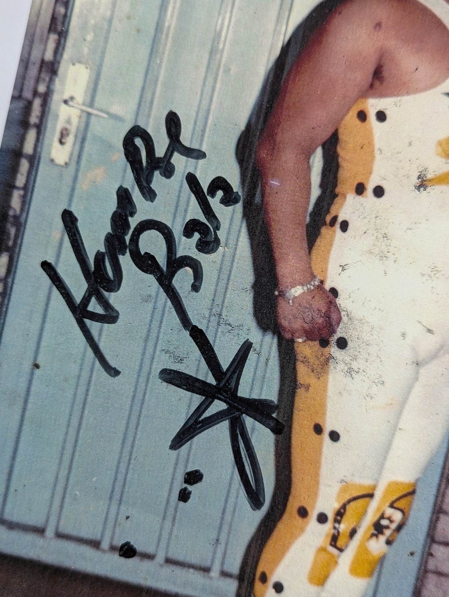 Hombre Bala hand signed autograph LargeFormat photo (A-1)