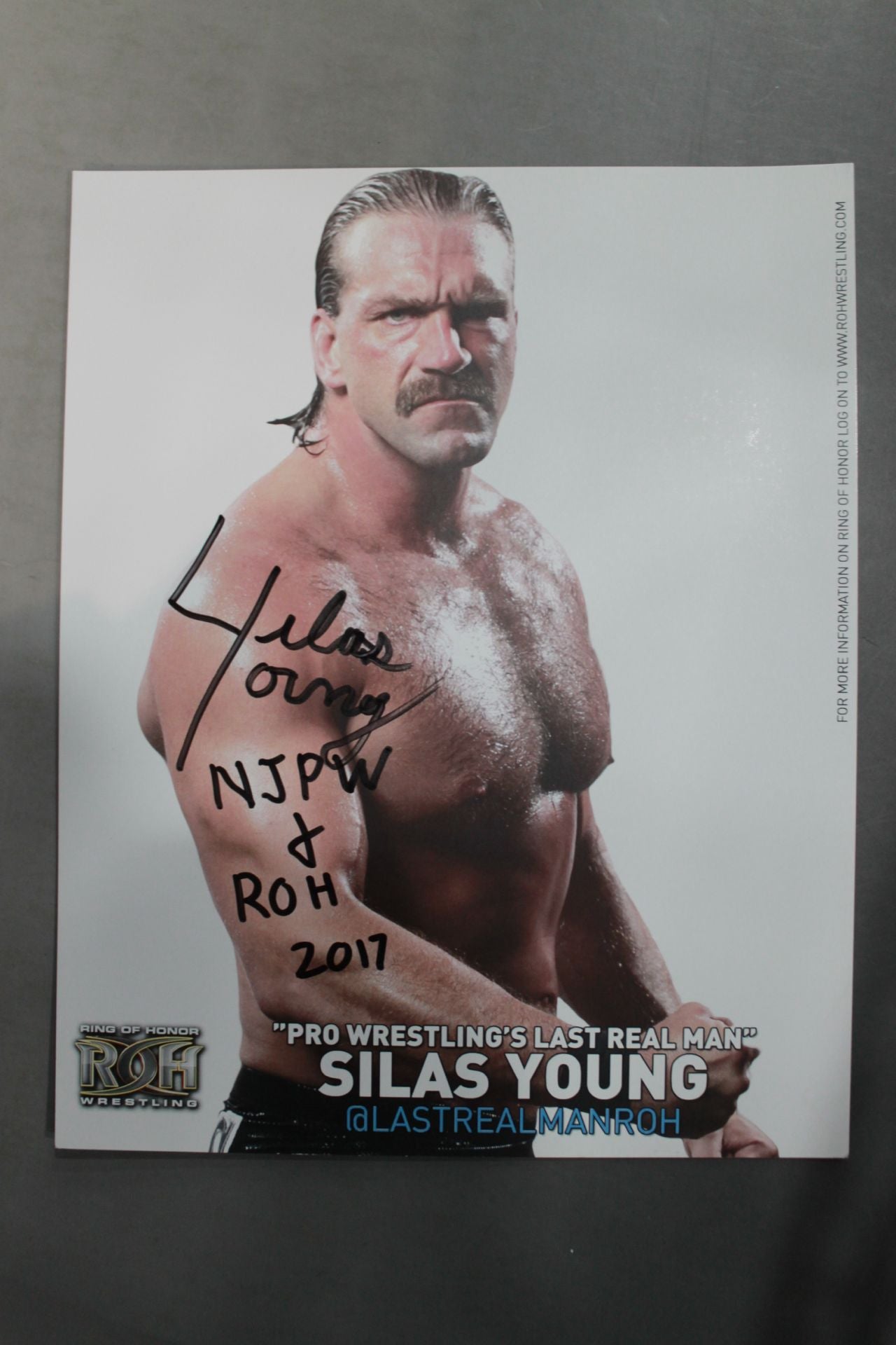 Cyrus Young hand signed autograph Pro-Photo ②