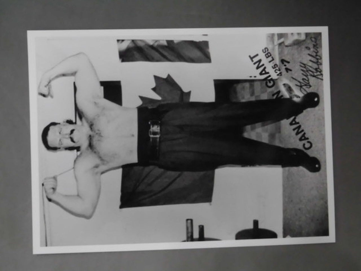Canadian Giant Black and White photo ①