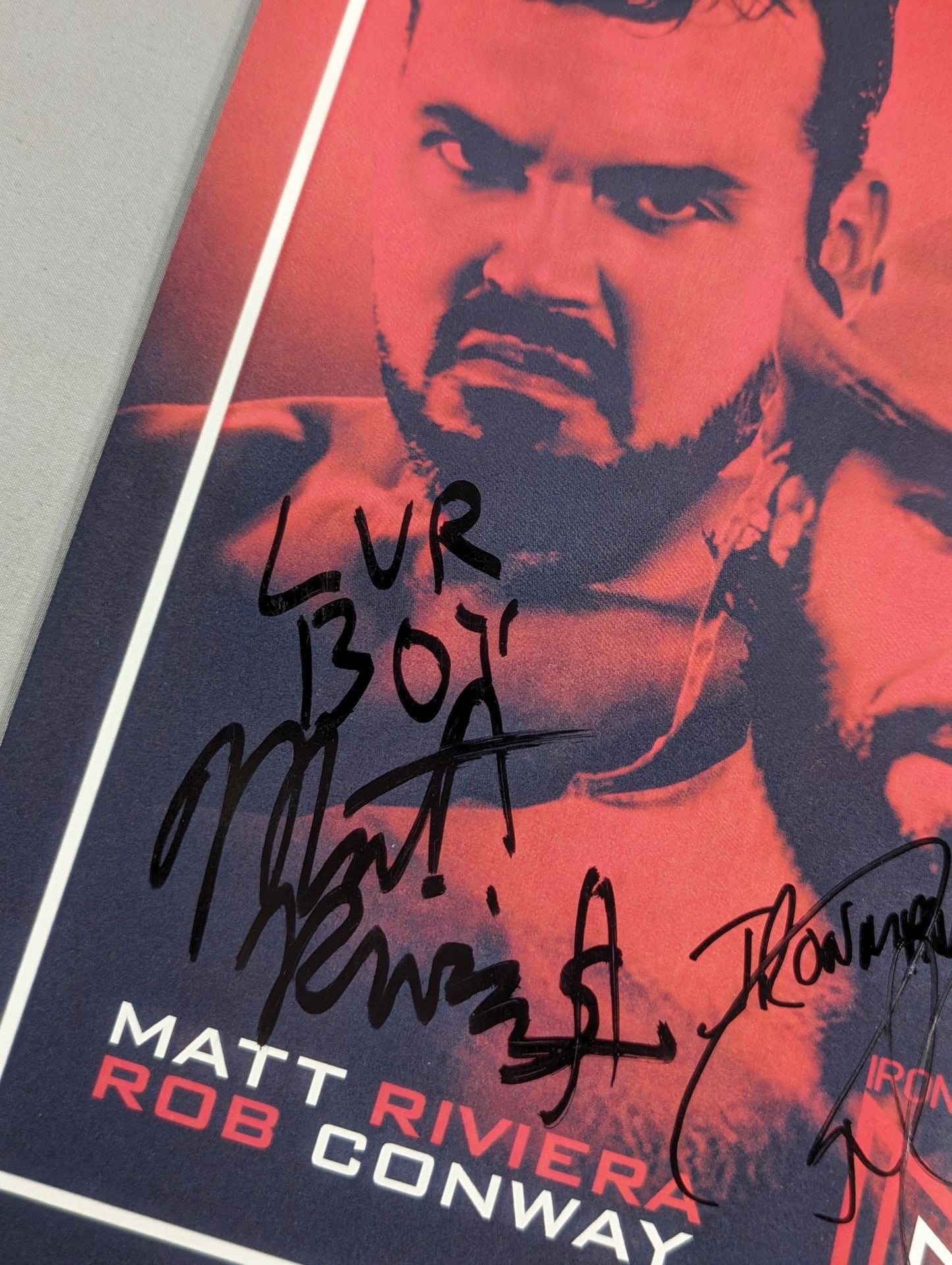 Iron Empire (Matt Riviera and Rob Conway) Hand signed autograph Portrait