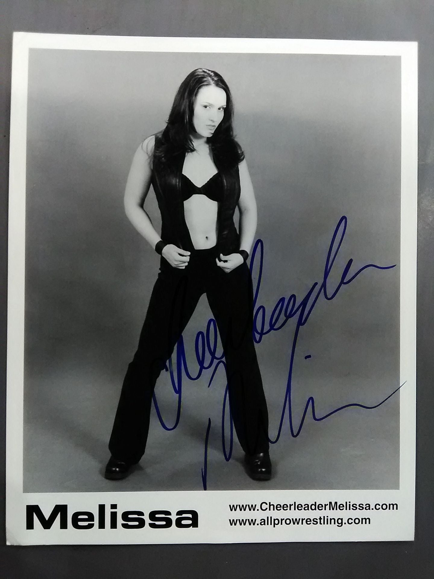 メリッサ 直筆サイン入り ポートレート