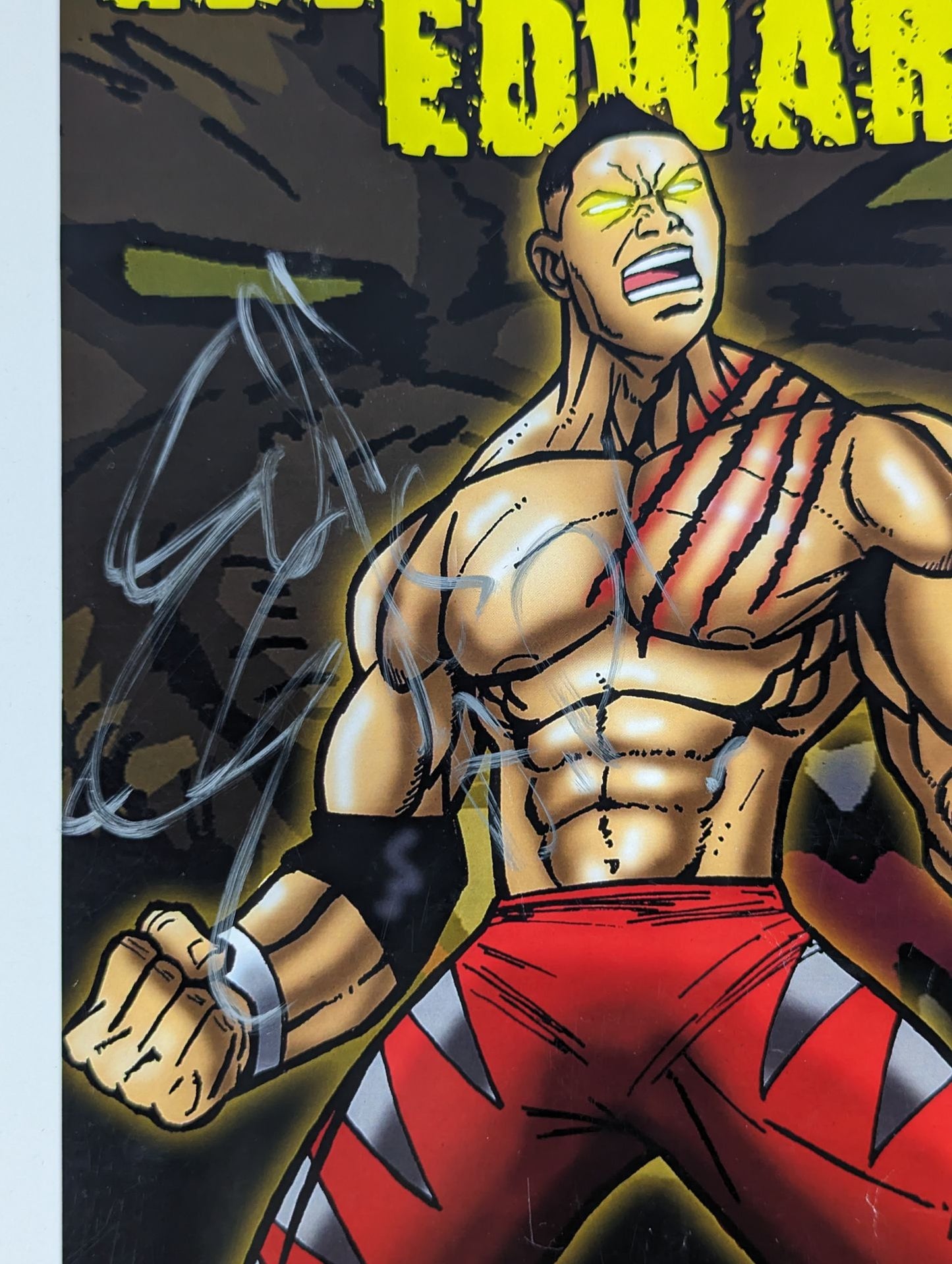 Eddie Edwards hand signed autograph Pro-Photo (A-2)