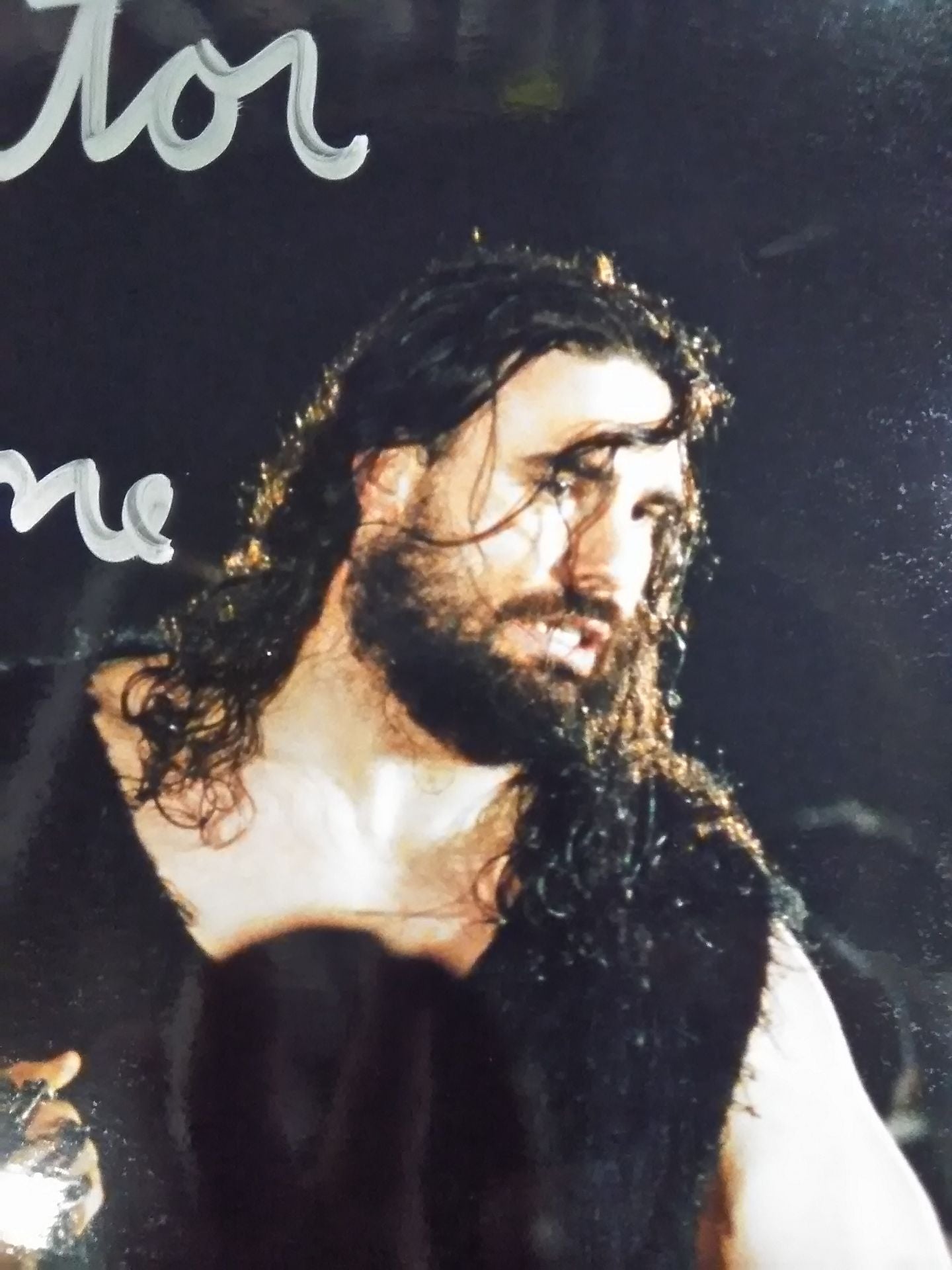 ザ・プレデター 直筆サイン入り大判生写真①