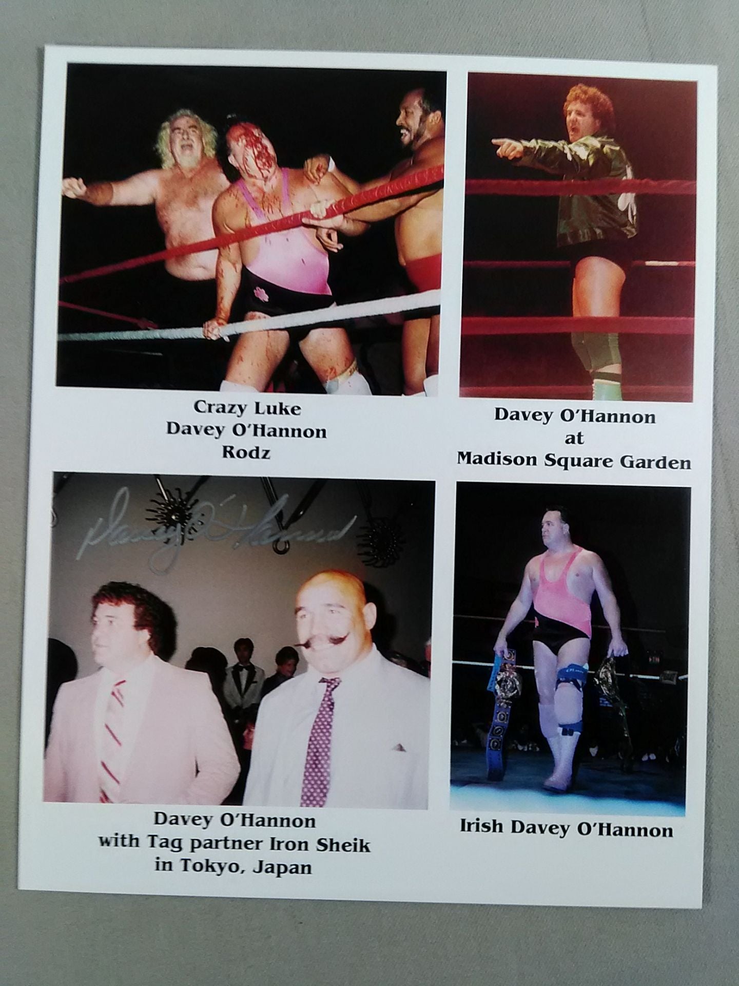 Davey O'Hannon hand signed autograph Pro-Photo ②