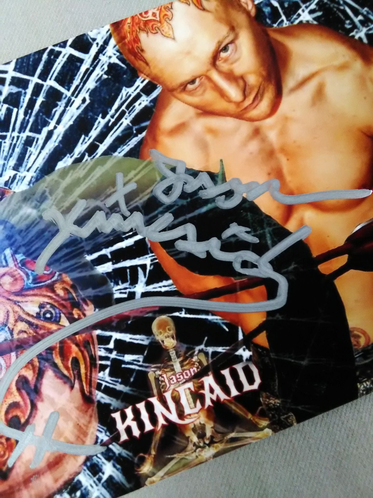 ジェイソン・キンケイド 直筆サイン入りブロマイド①