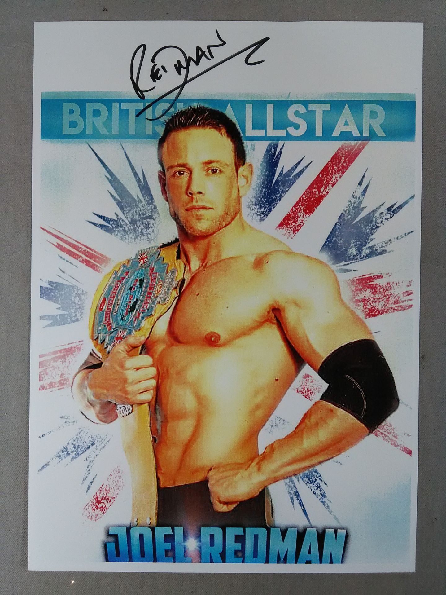 ジョエル・レッドマン 直筆サイン入りポートレート①