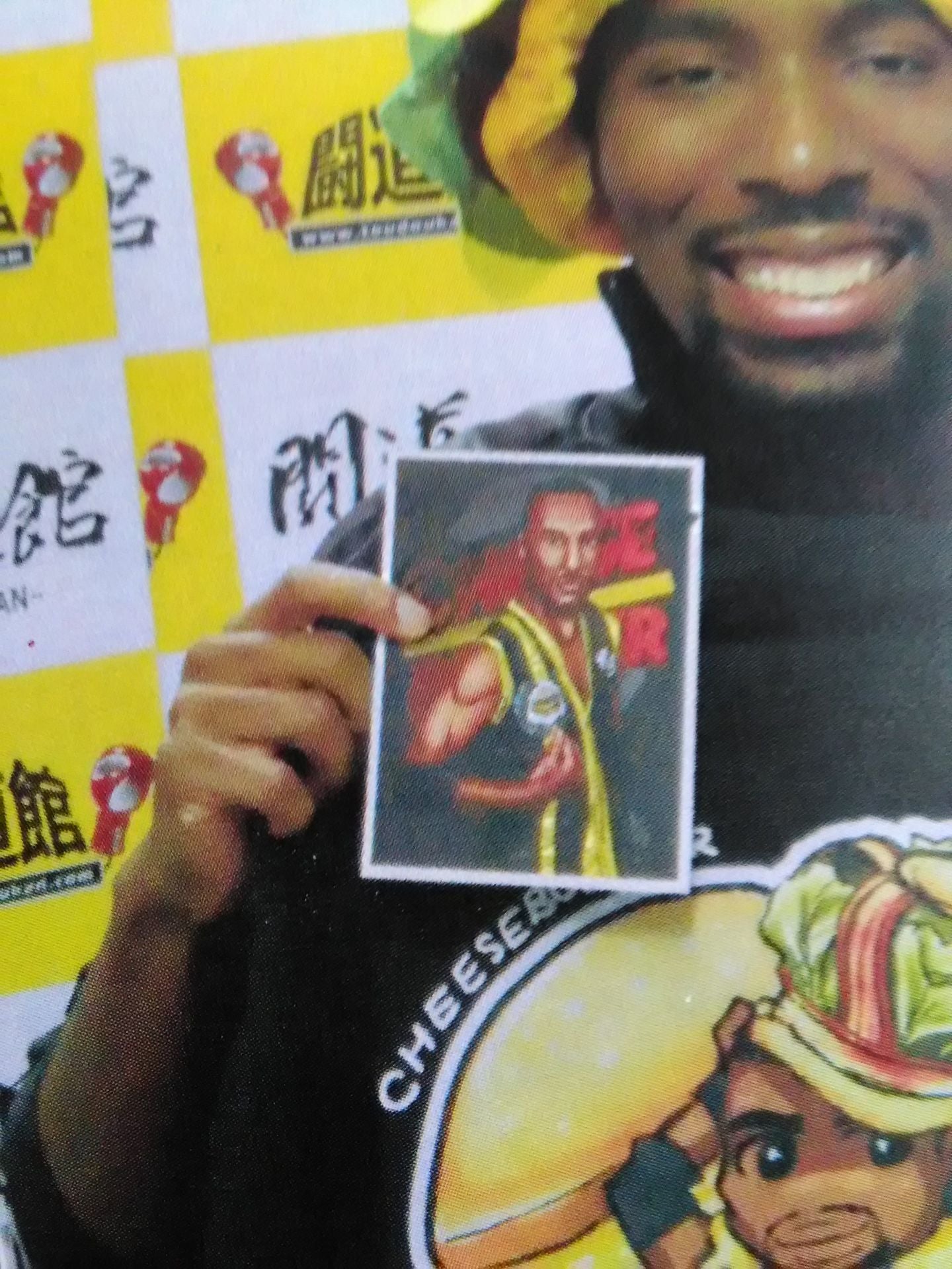 【直筆サイン入り】チーズバーガー イラストミニポートレート