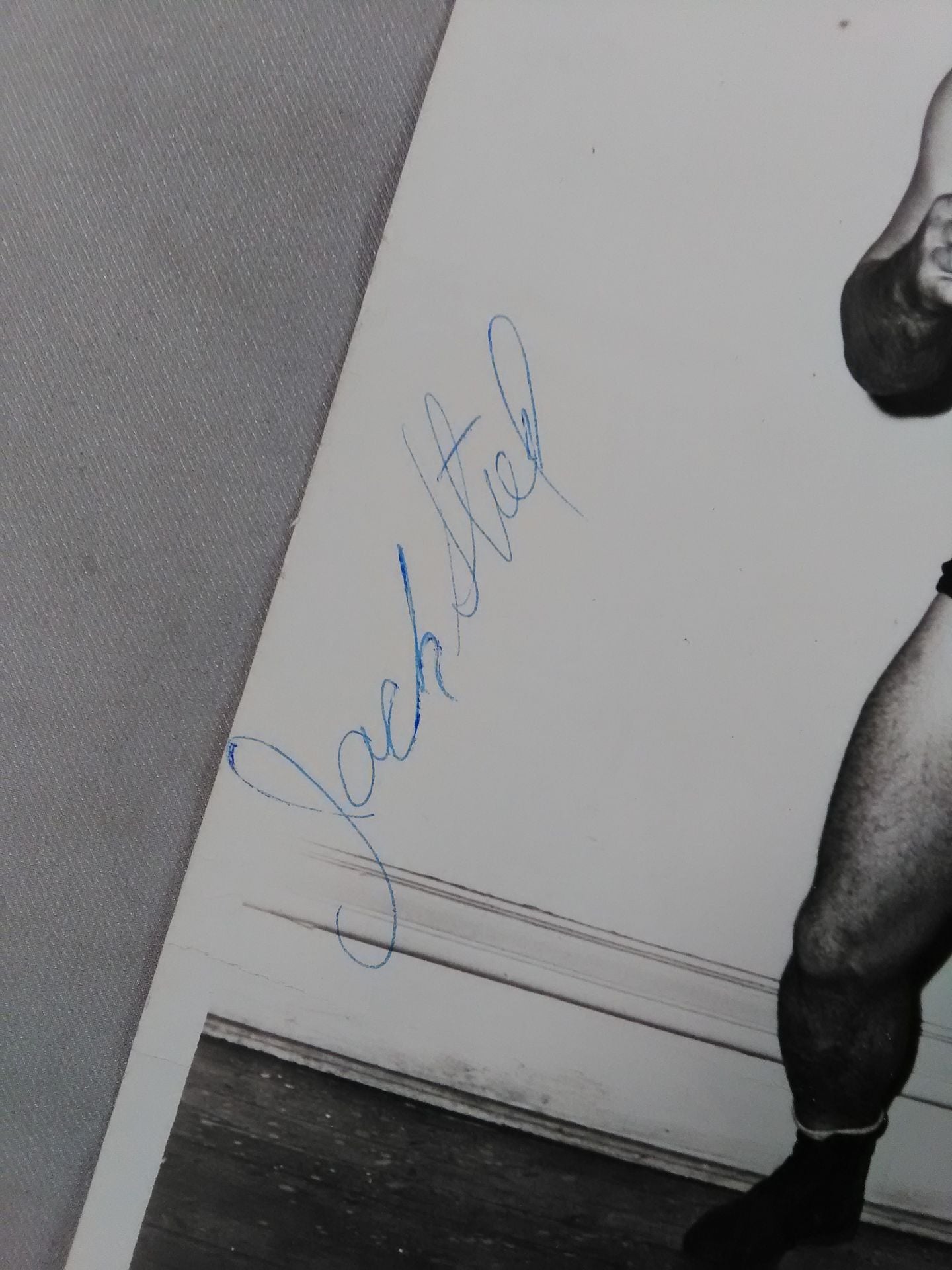 Joa Steele hand signed autograph Black and White Pro-Photo (1)