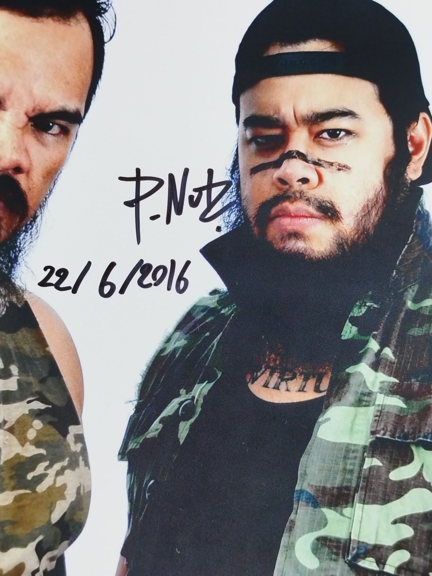 BAD COMPANY ピーナッツ&ゴーレム・タイ 直筆サイン入りポートレート