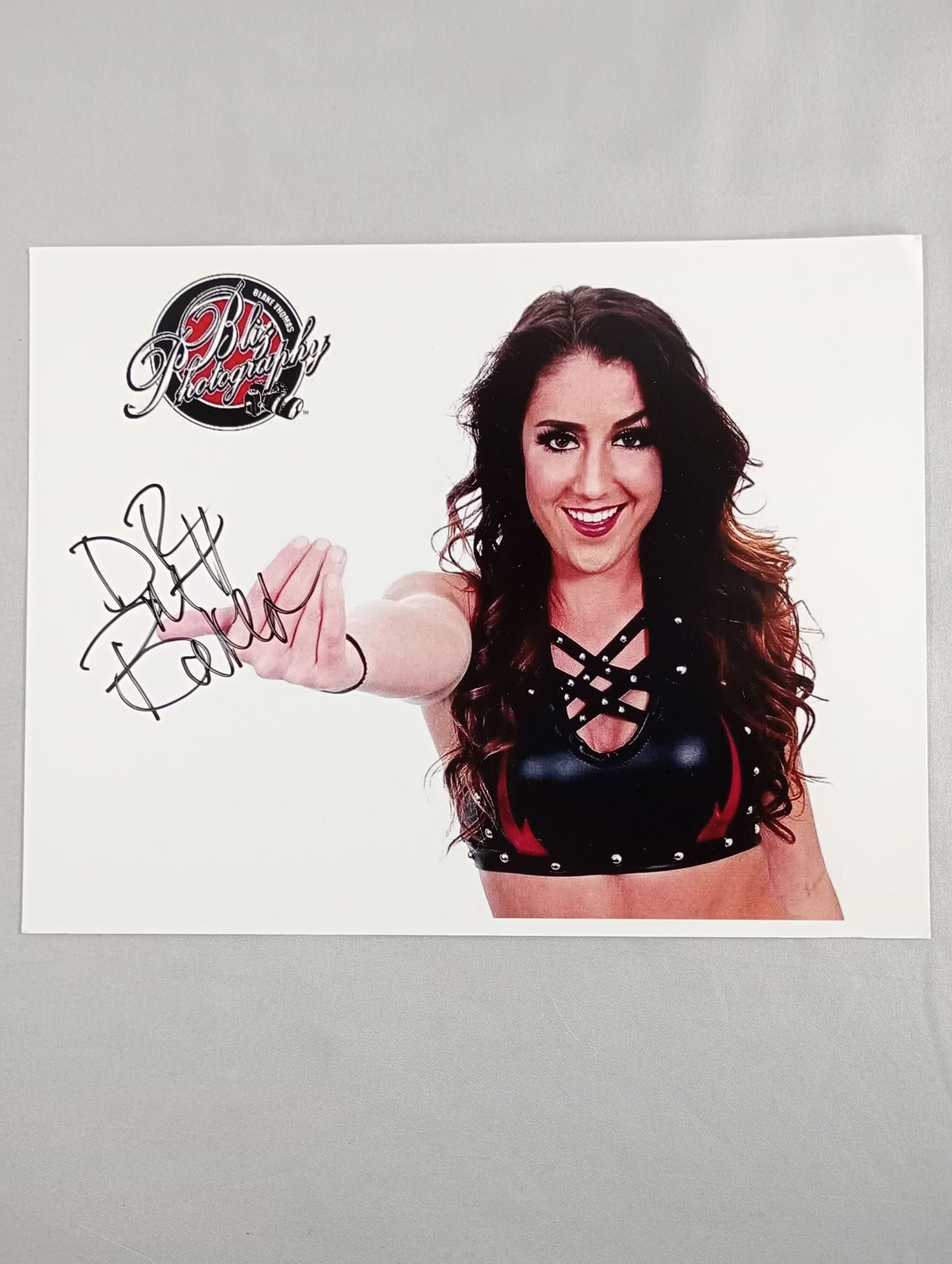 Britt Baker hand signed autograph Pro-Photo (A-1)