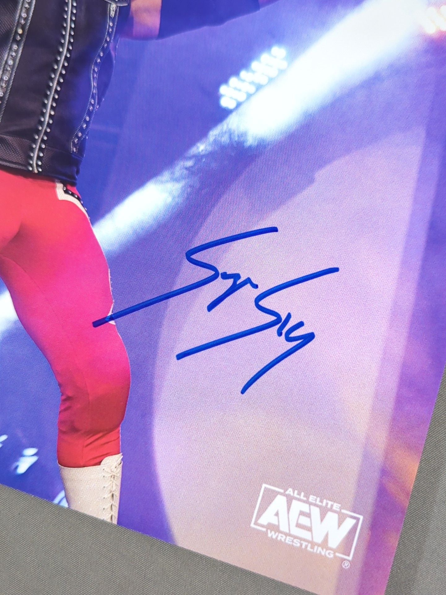 ★AEW★ スコーピオ・スカイ 直筆サイン入り ポートレート(A-1)