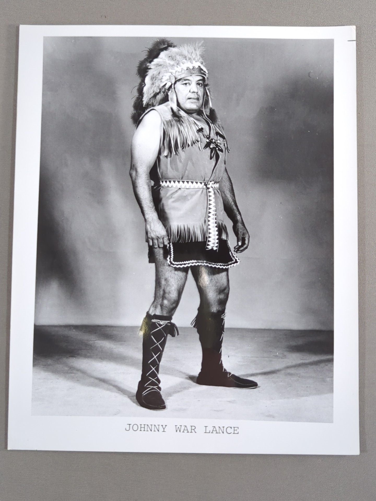 Big Comanche Black and White Pro-Photo Set of 2
