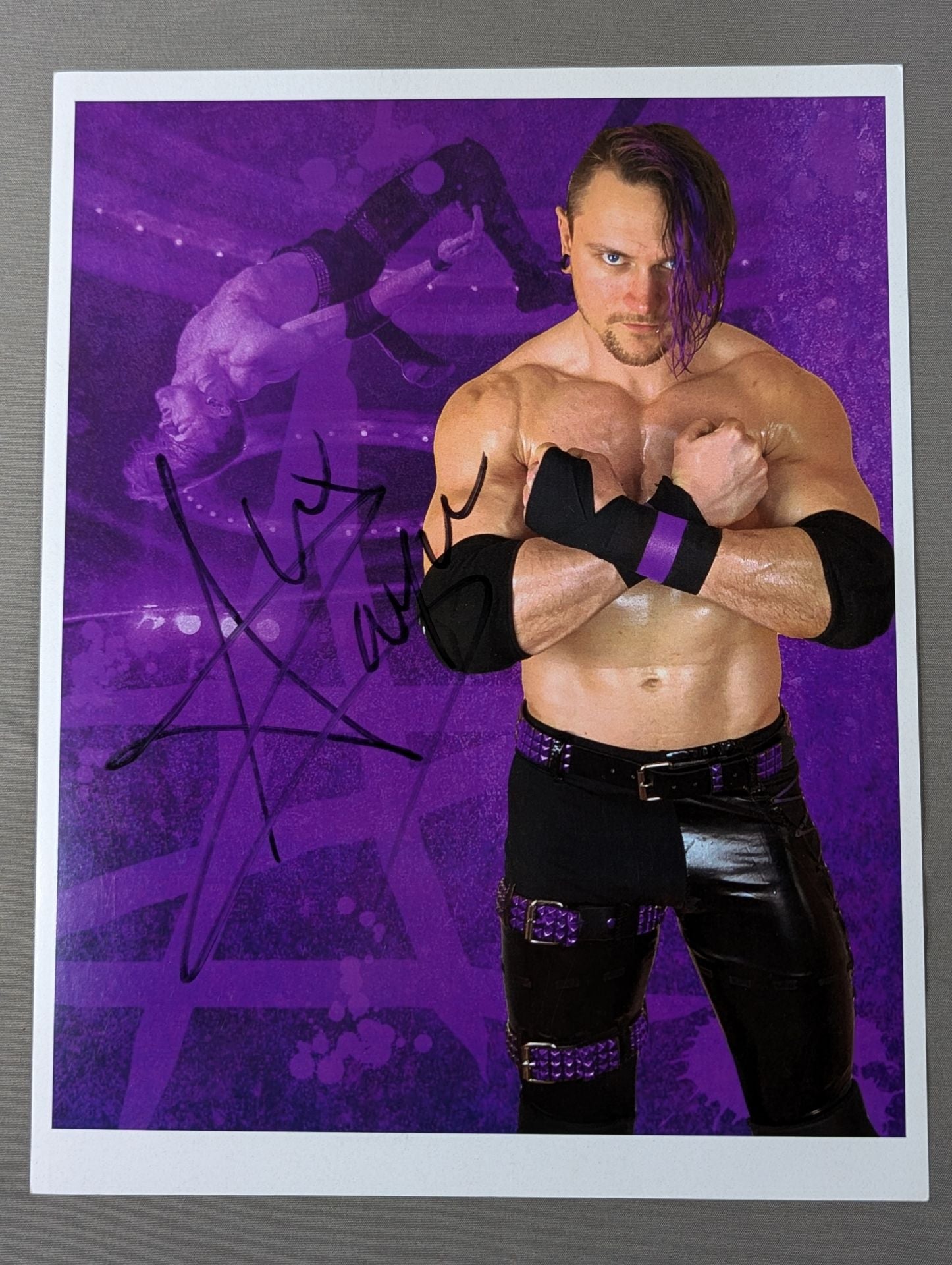 アレックス・ゼイン 直筆サイン入りポートレート(A-5) – 闘道館