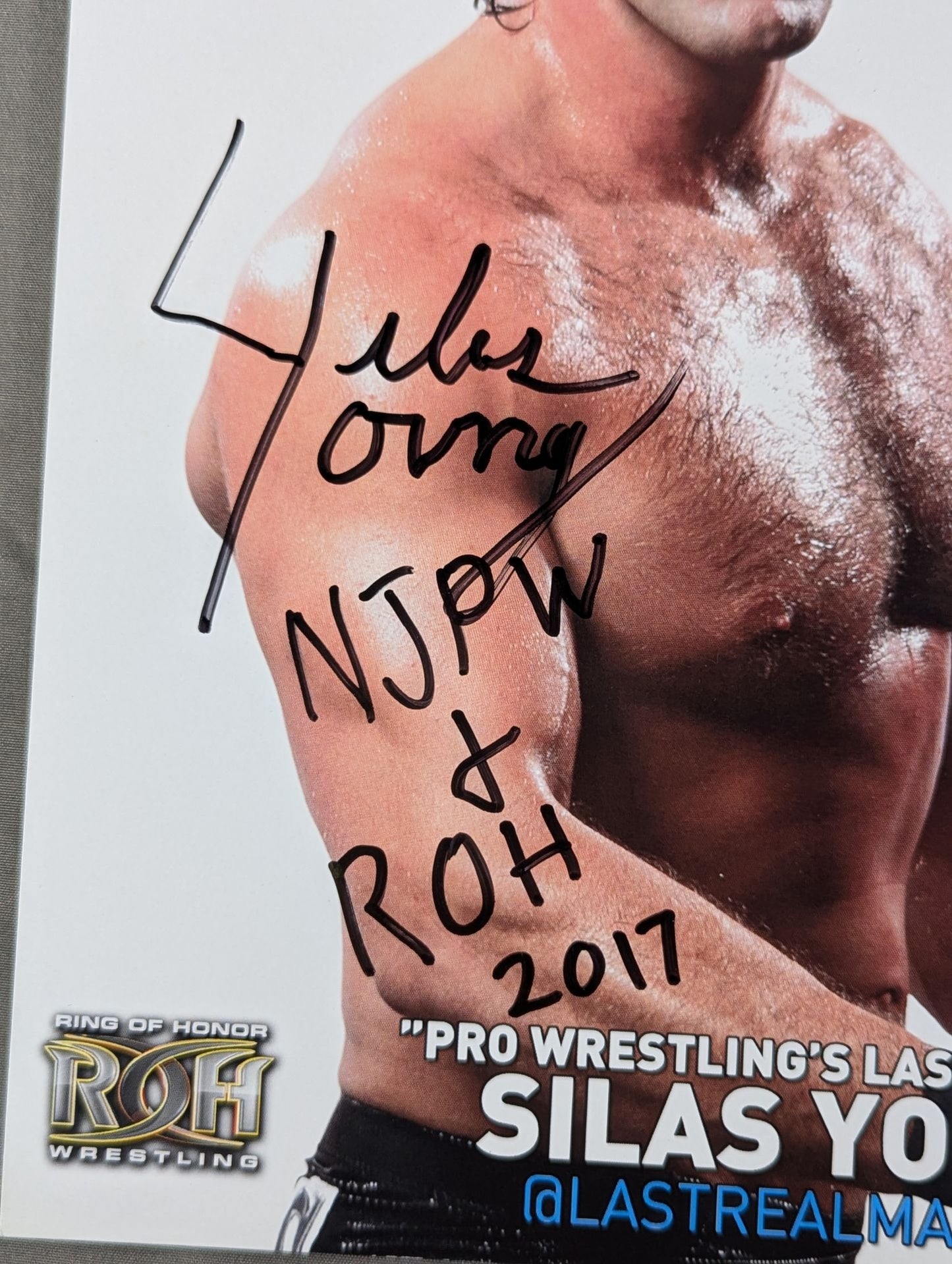 ROH Cyrus Young hand signed autographPro-Photo (A-2)