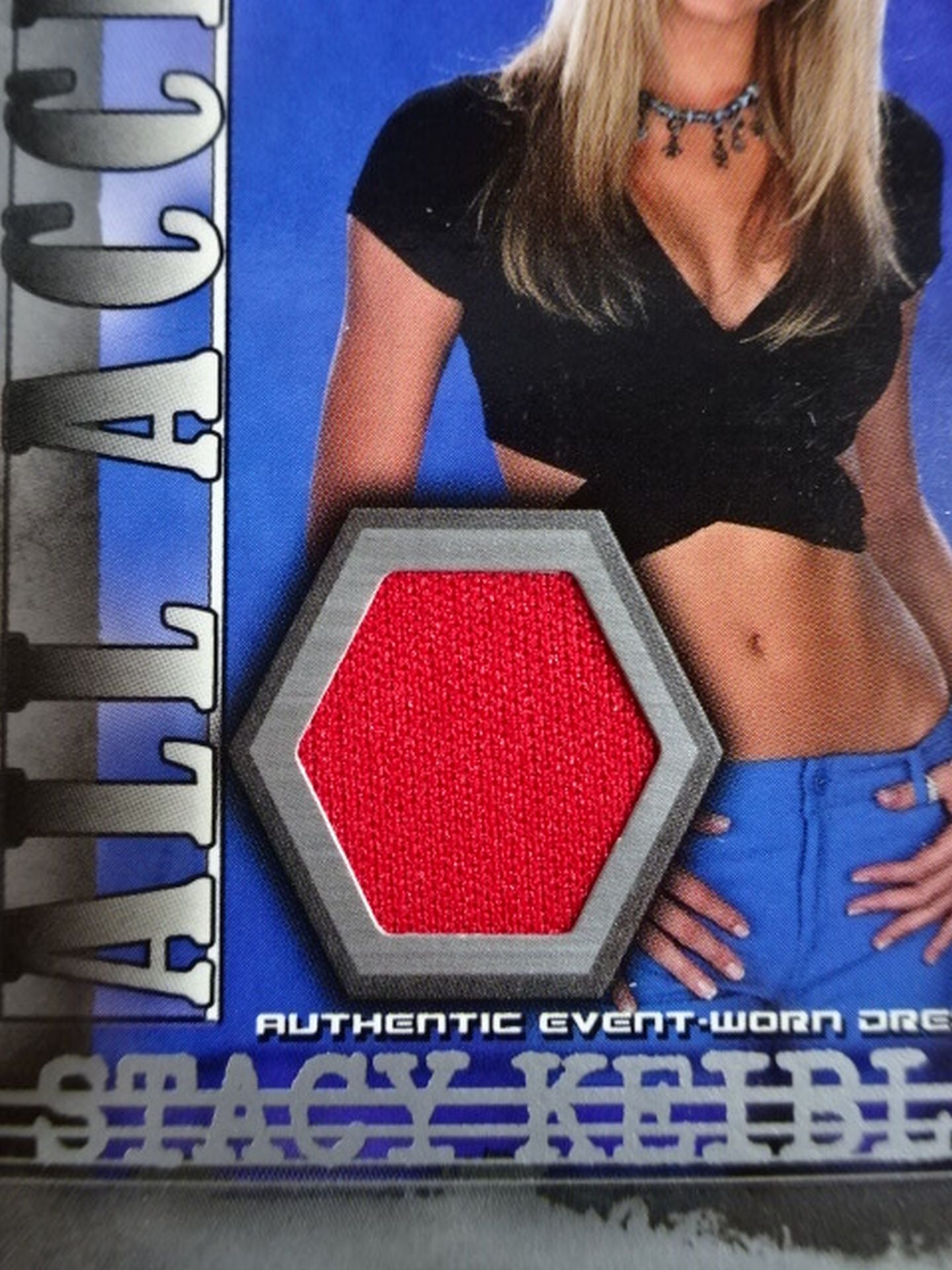 2002 FLEER WWF ステイシー・キーブラー コスチュームカード