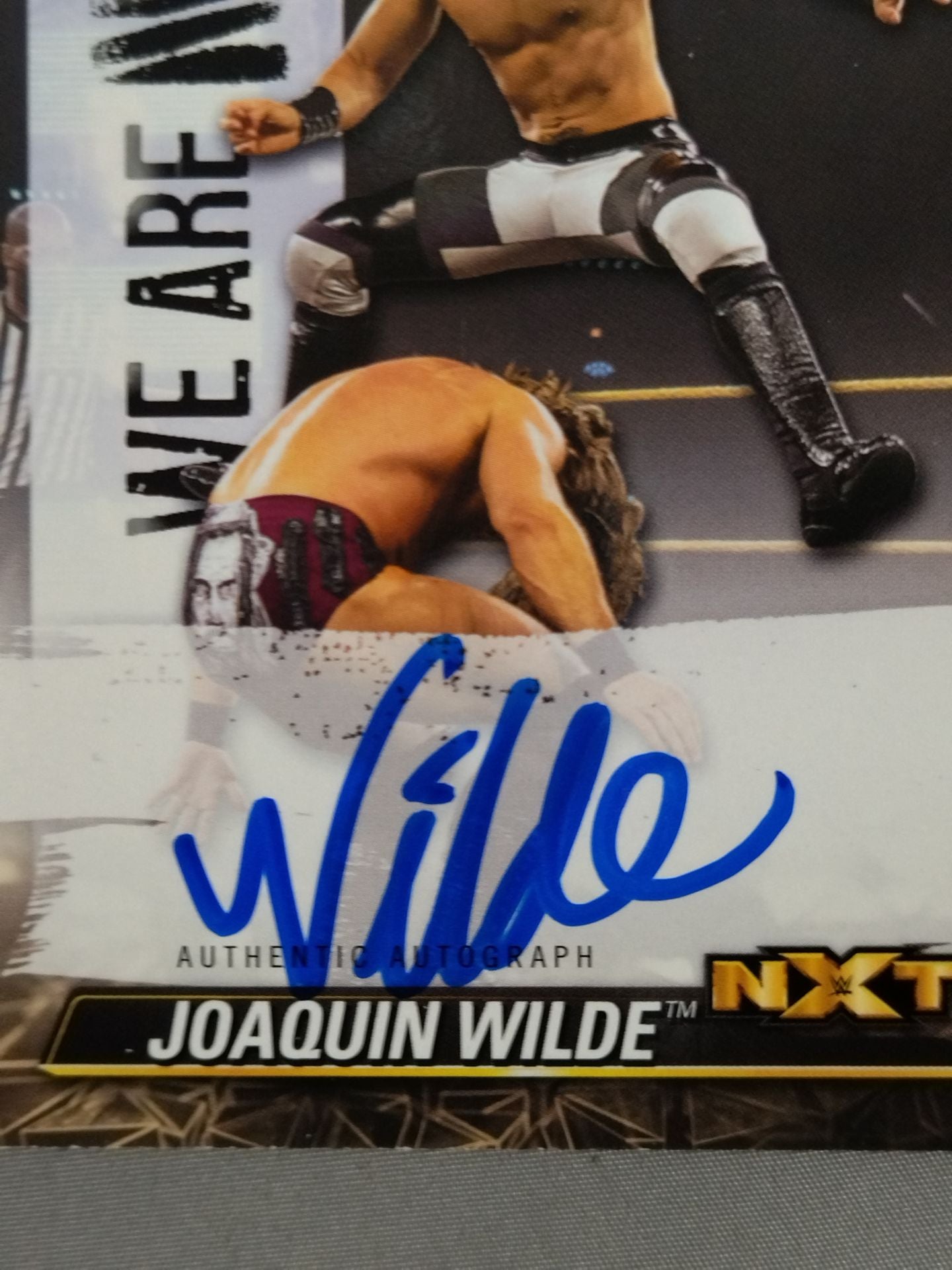 2021 NXT Topps ホワキン・ワイルド 公式サインカード