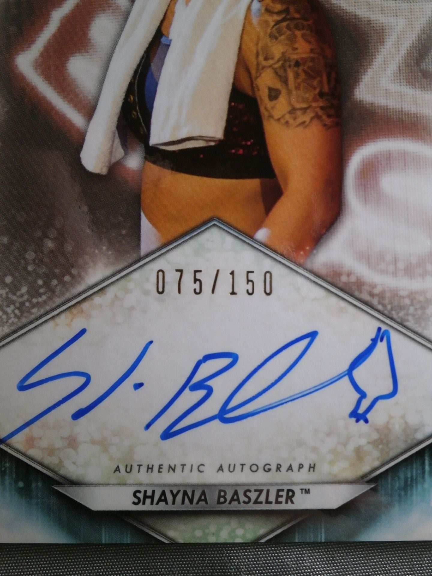 2021 Topps シェイナ・ベイズラー 公式サインカード