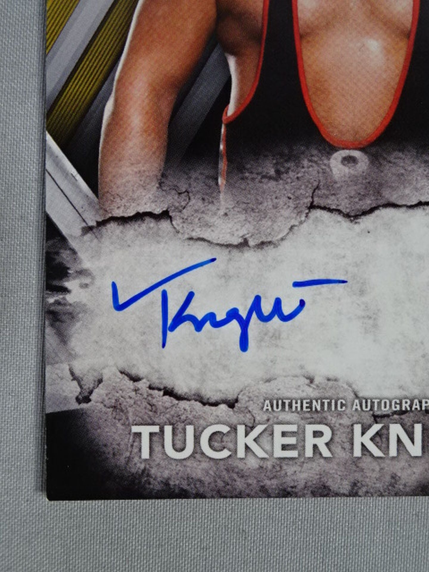 2017 topps NXT タッカー・ナイト 公式サインカード