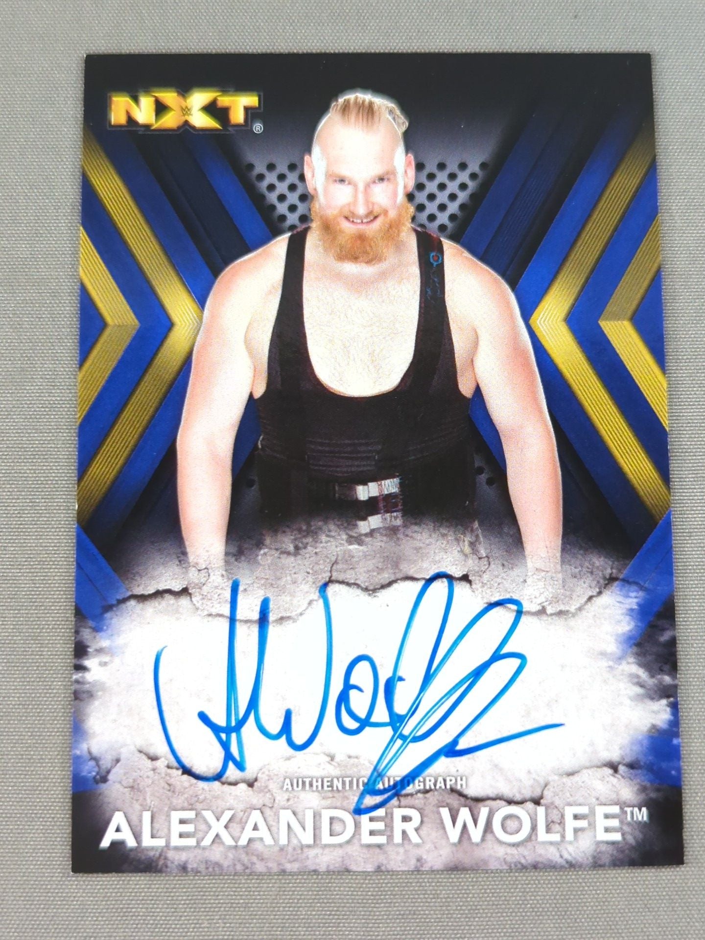 2017 Topps NXT アレクサンダー・ウルフ 公式サインカード