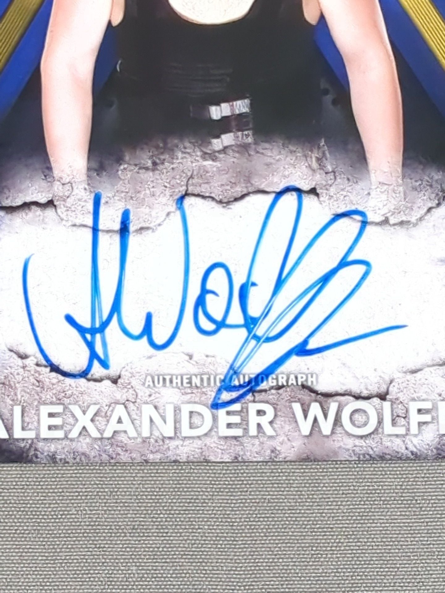 2017 Topps NXT アレクサンダー・ウルフ 公式サインカード