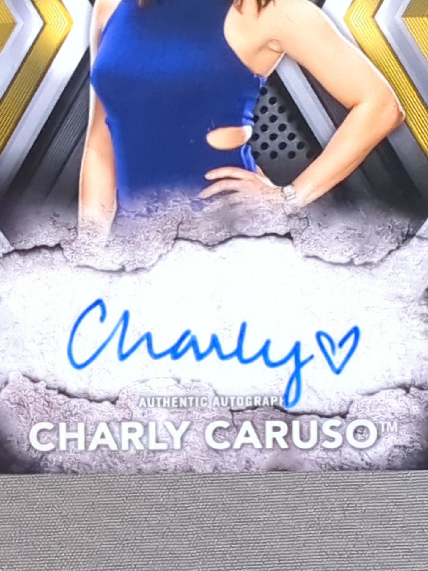 2017 Topps NXT Charlie Caruso Official Autographed Card