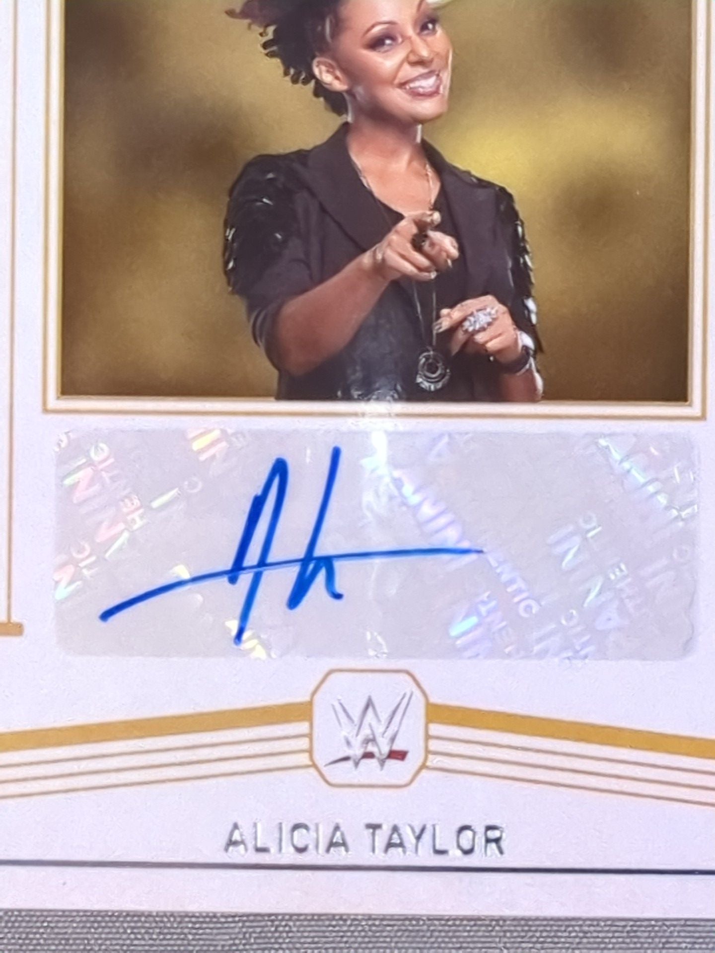 2023 WWE PANINI アリシア・タイラー 公式サインカード