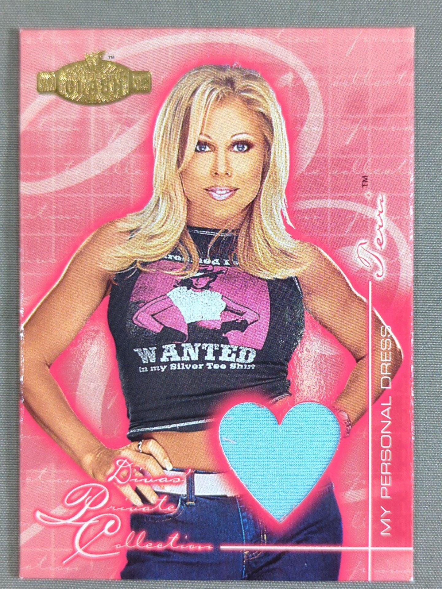 2001 WWE FLEER Terry Official Relic Card (Costume)