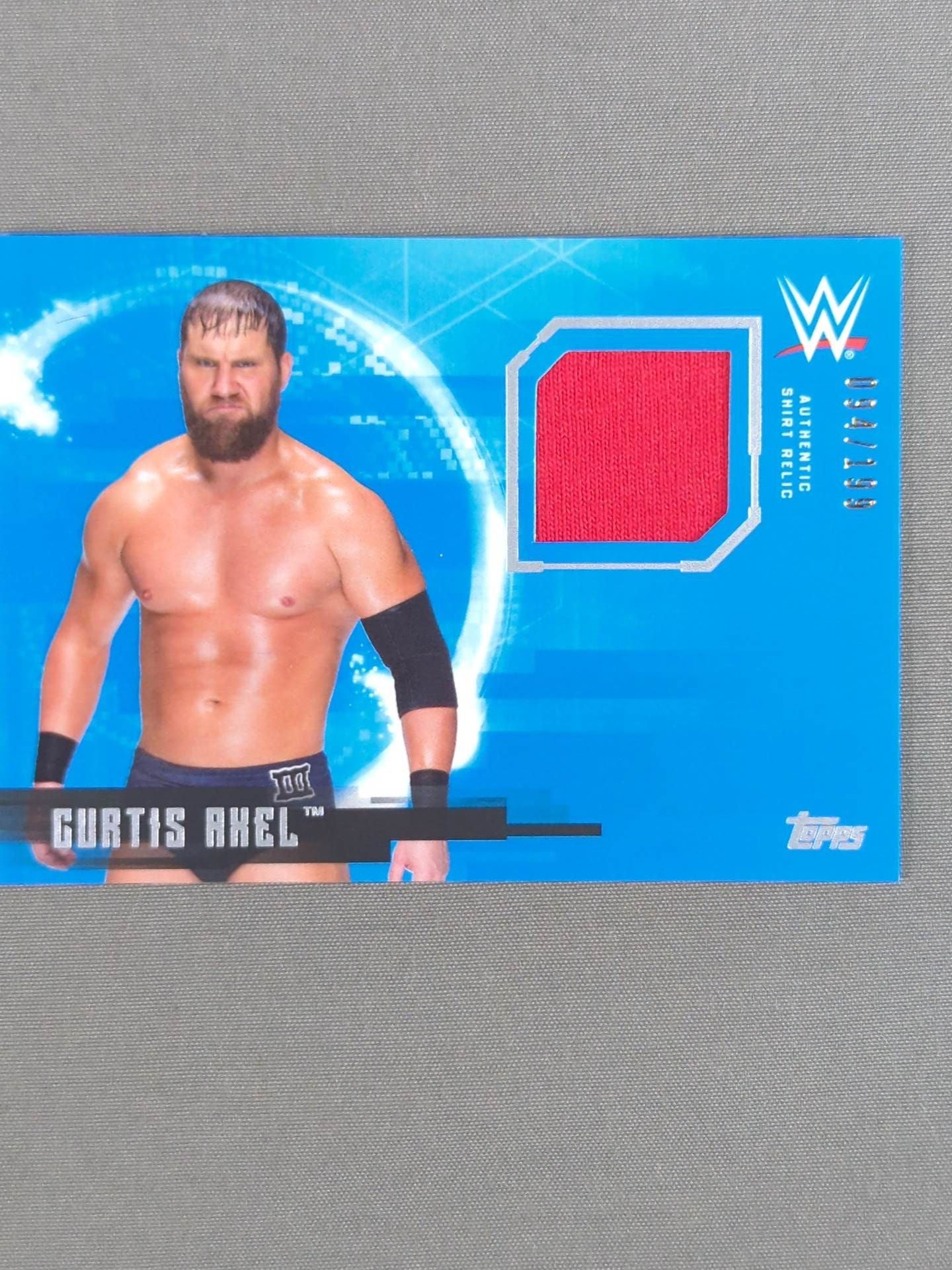 2017 WWE topps カーティス・アクセル 公式レリックカード(コスチューム)