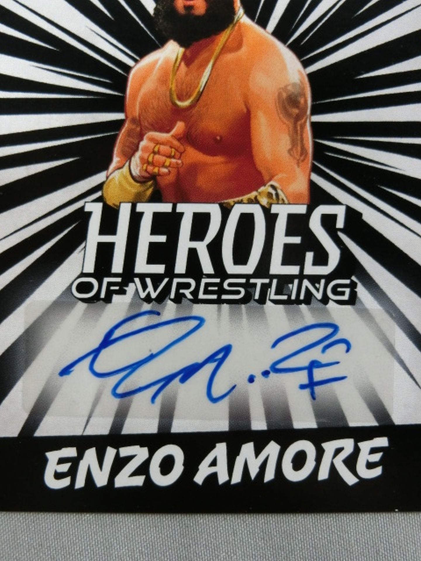 2023 LEAF HEROS OF WRESTLING エンツォ・アモーレ サインカード