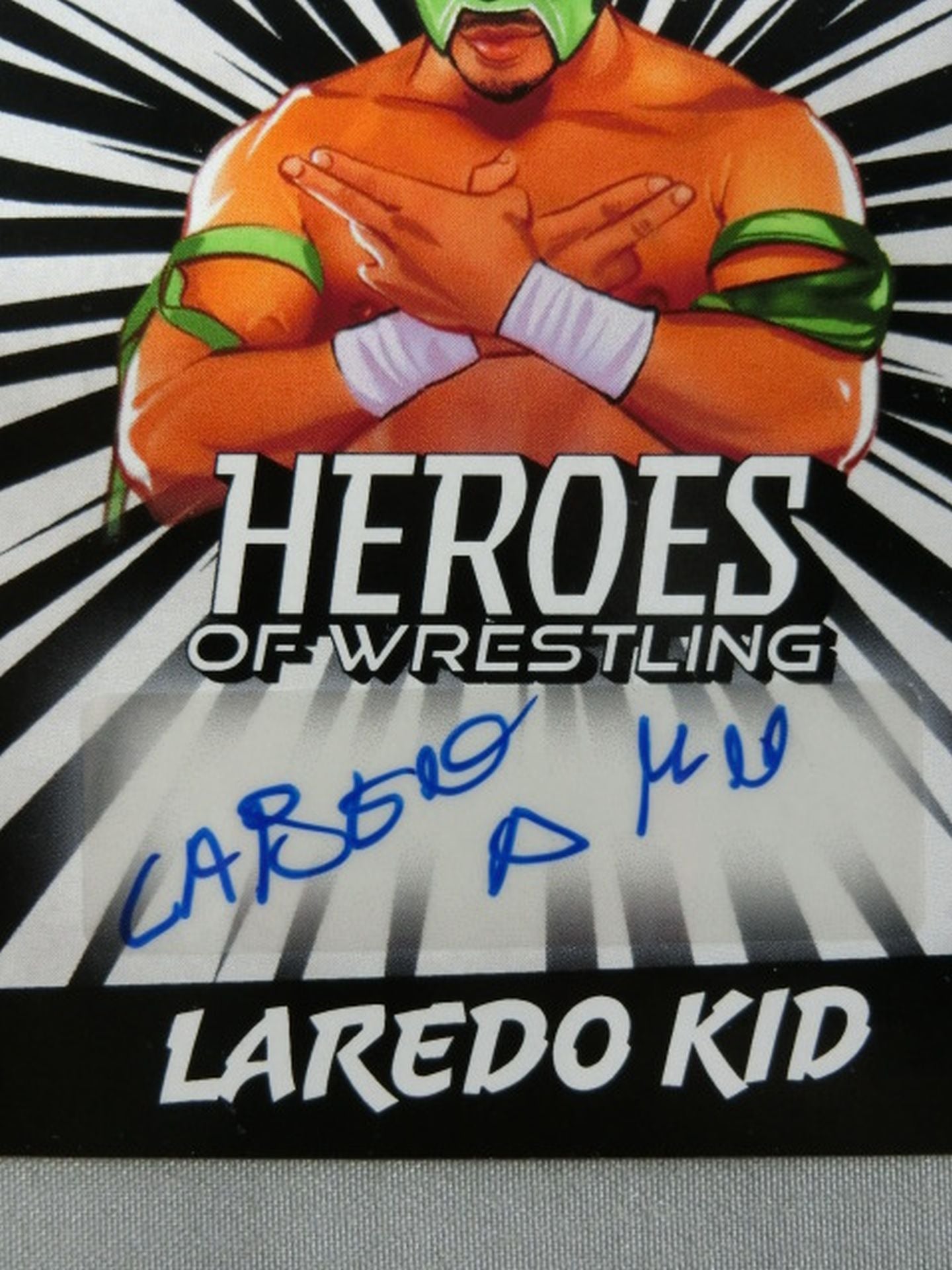 2023 LEAF HEROS OF WRESTLING ラレド・キッド サインカード