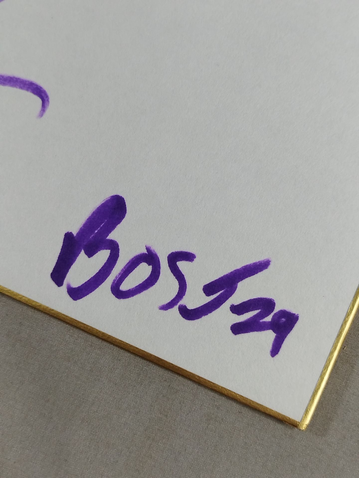 Ace Austin (New Japan Pro Wrestling 50th Anniversary Shikishi ( Autograph board ) )