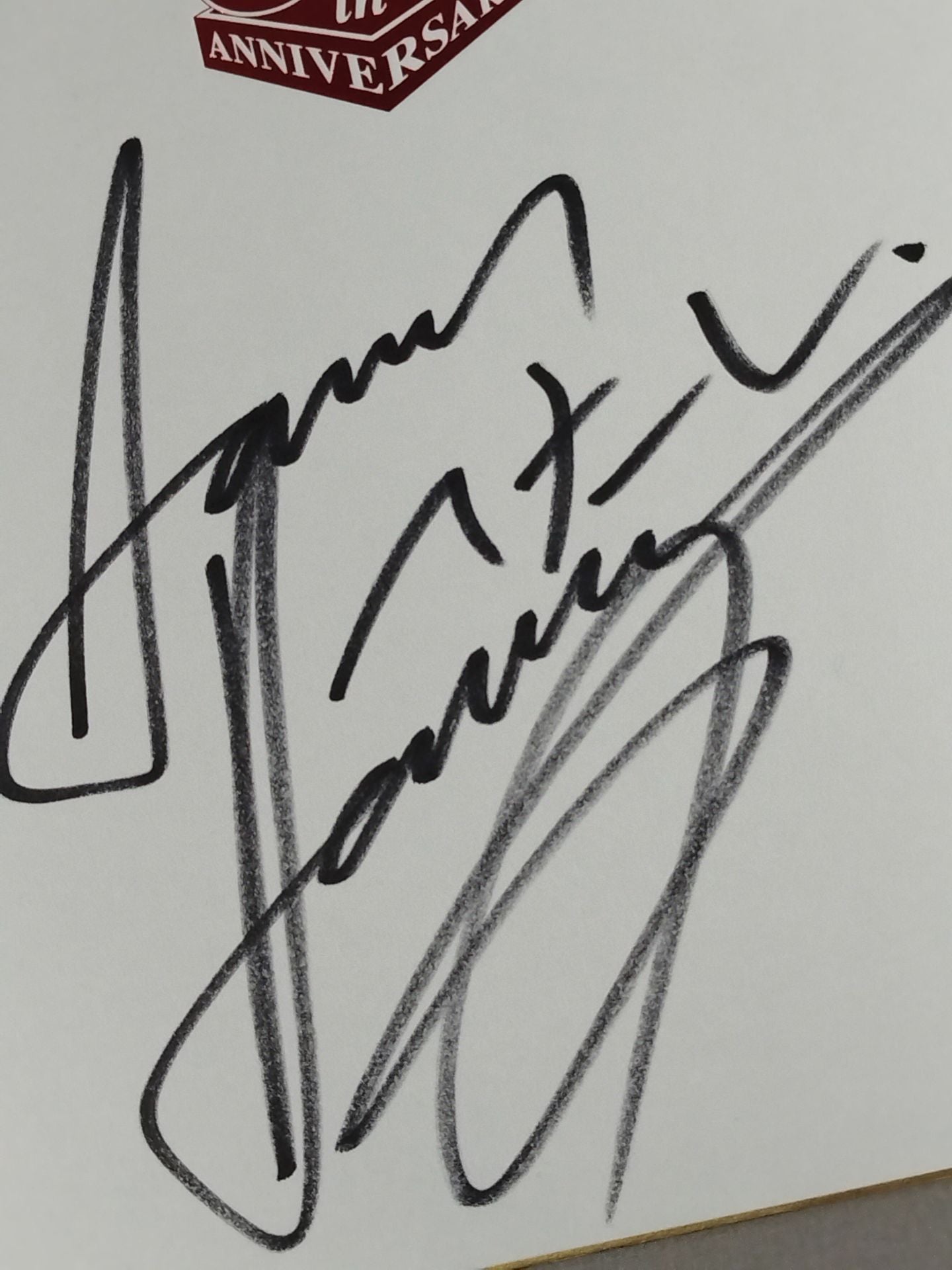 Aaron Henare (New Japan Pro Wrestling  50th Anniversary Shikishi ( Autograph board ) )