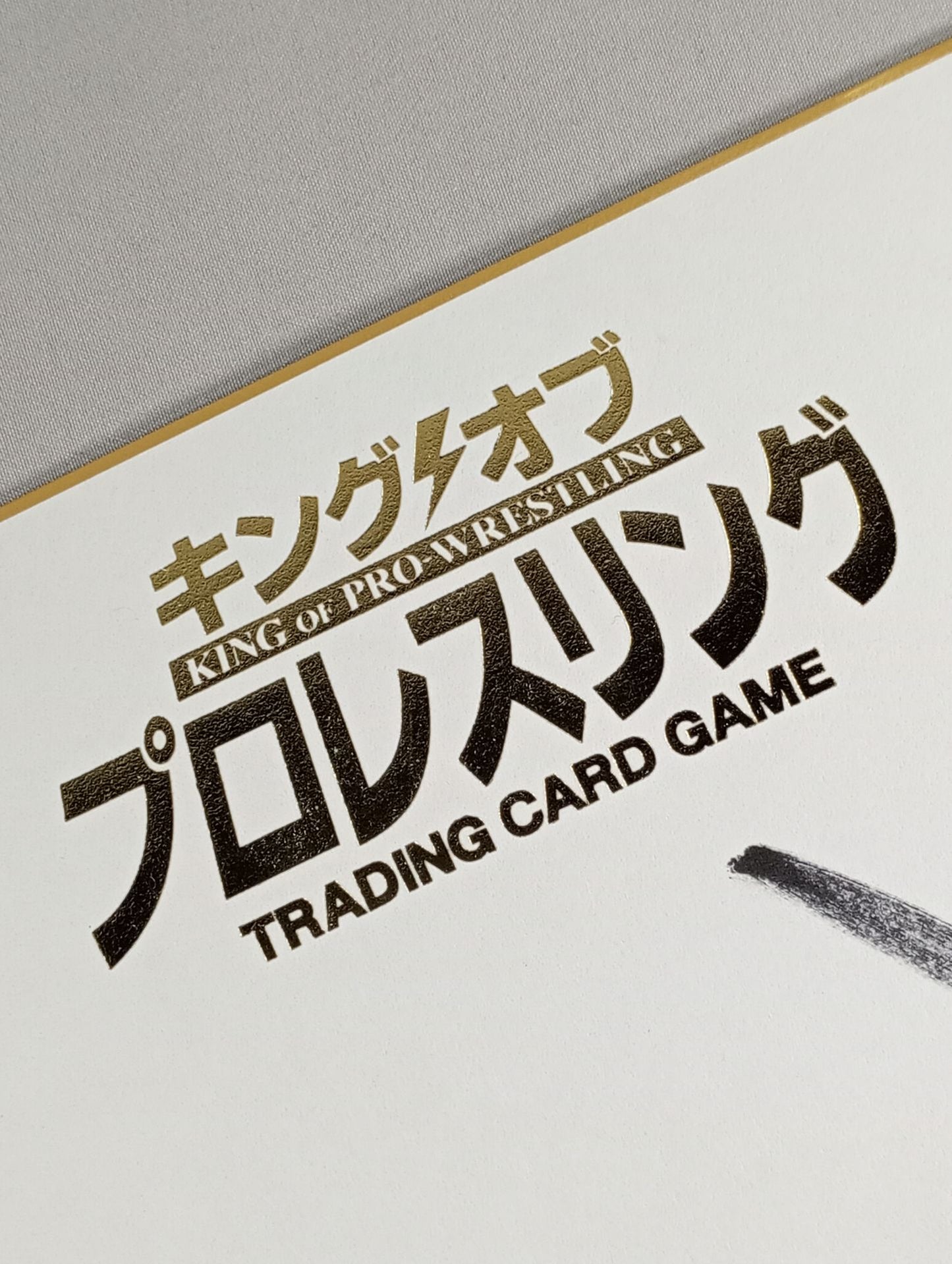 Bad Luck Faleh (King of Pro-wrestling only) Shikishi ( Autograph board ) )