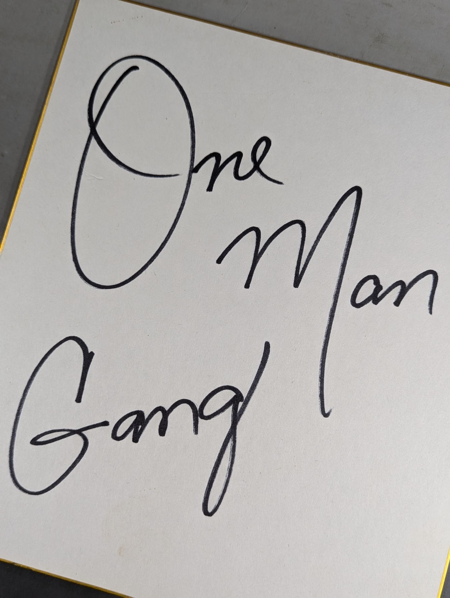 One-Man Gang