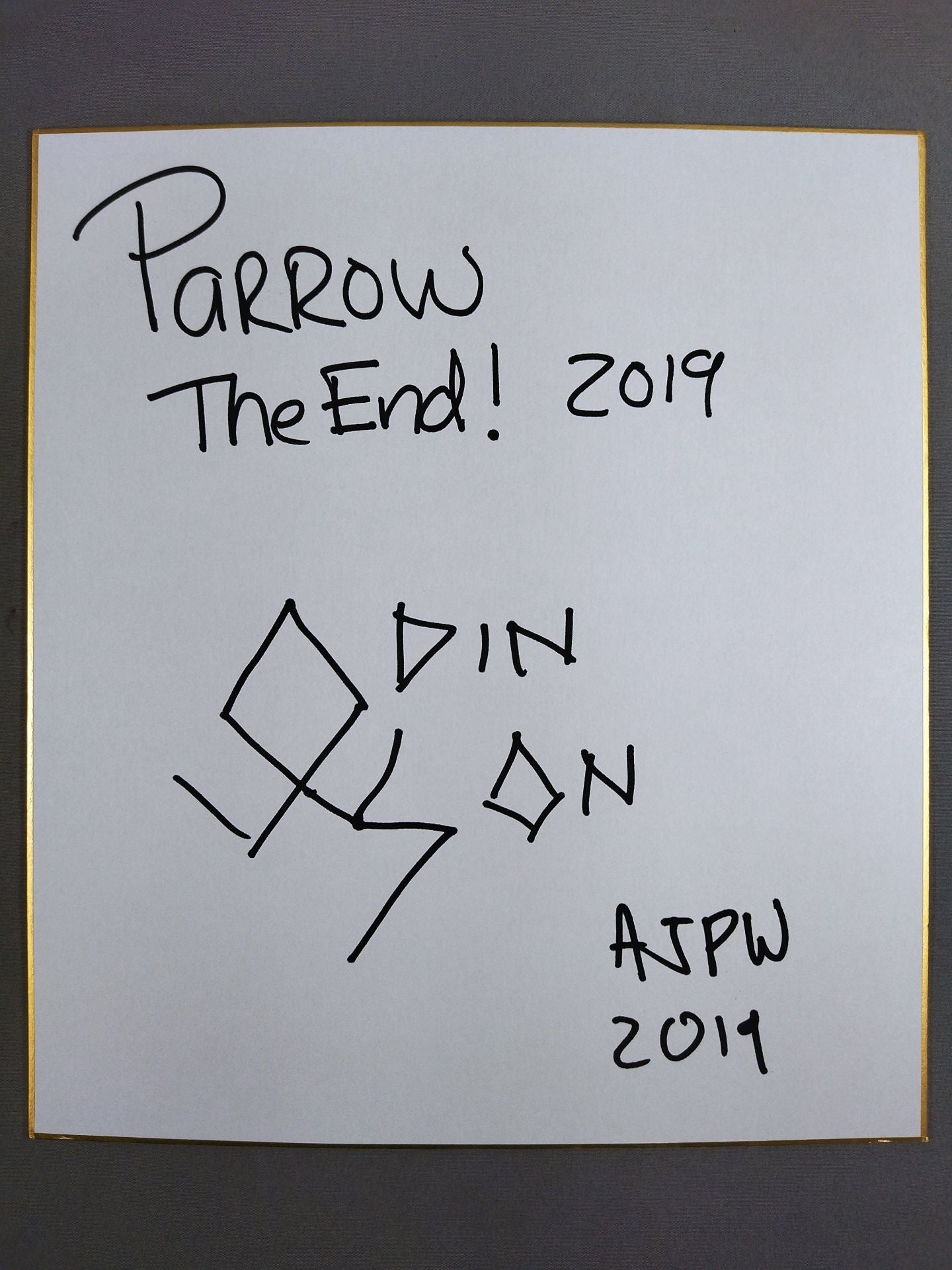 ★The End★ パロウ&オディソン