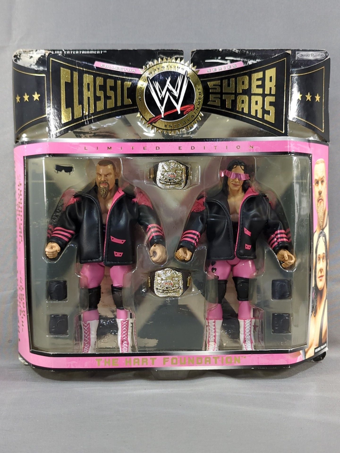 WWE WWF ハートファウンデーション ブレット ハート プロレス フィギュア ☆限定品☆ ハート・ファウンデーション(ブレット・ハート＆ジム