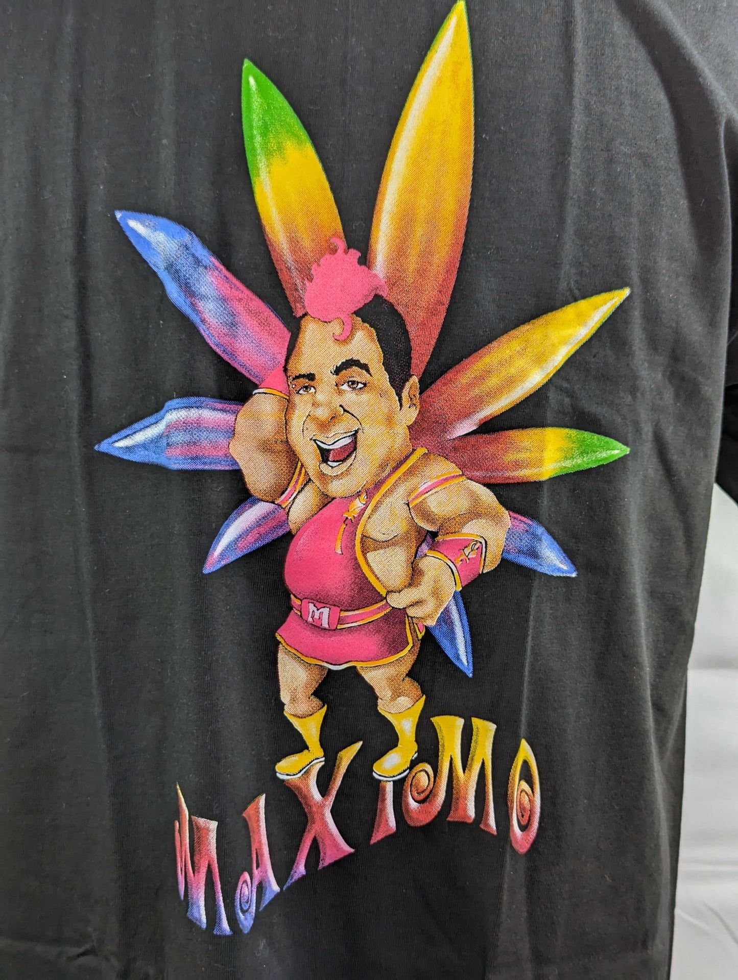 マキシモ イラスト Tシャツ②(ブラック)