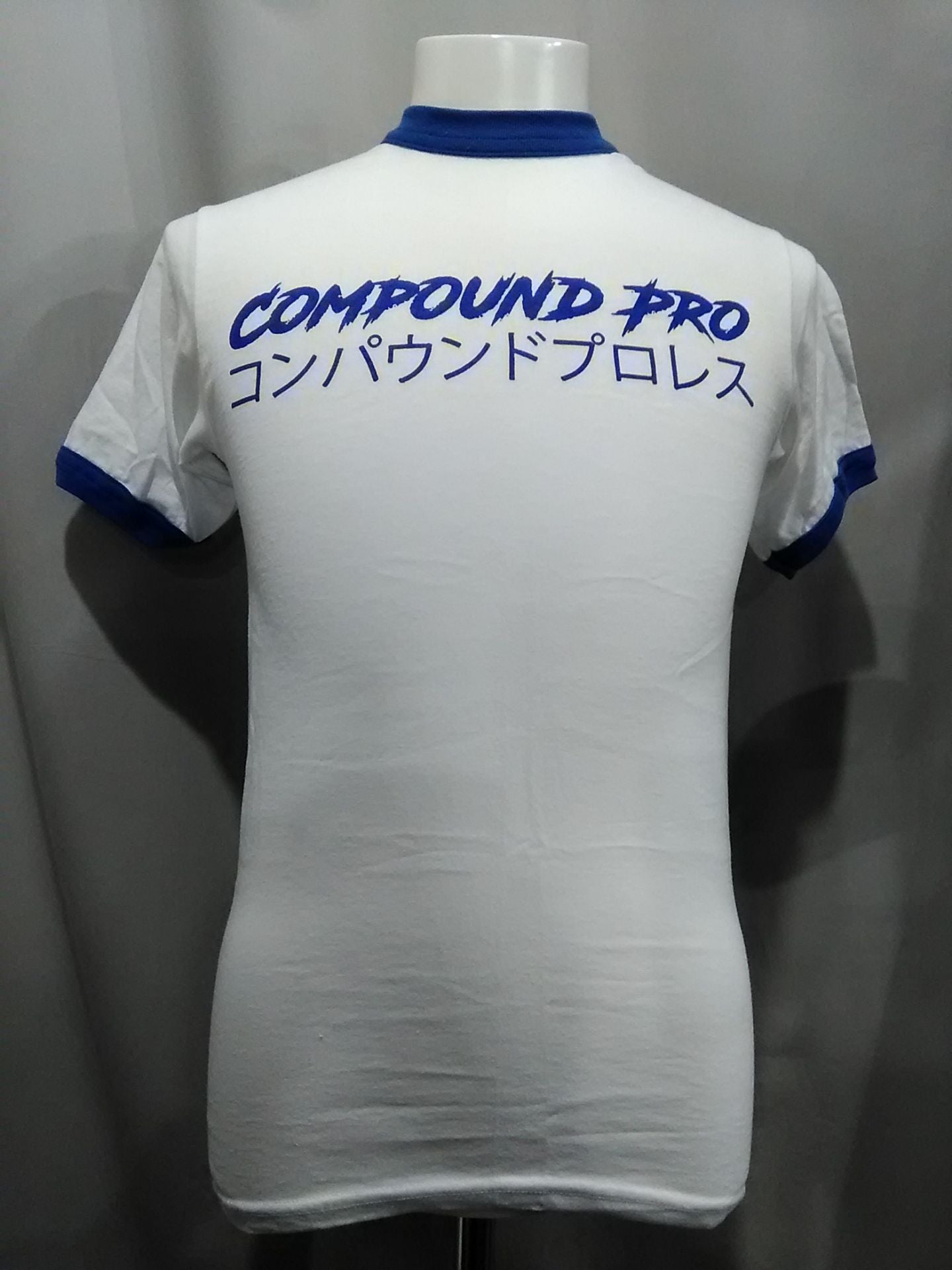 COMPOUND PRO WRESTLING リンガー Tシャツ(ブルー) Sサイズ