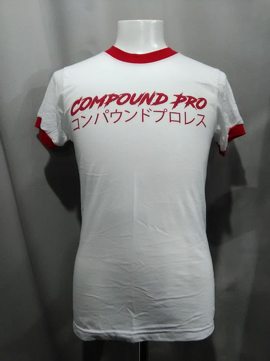 COMPOUND PRO WRESTLING リンガー Tシャツ(レッド) Sサイズ