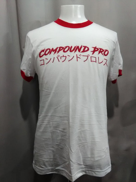 COMPOUND PRO WRESTLING リンガー Tシャツ(レッド) Mサイズ