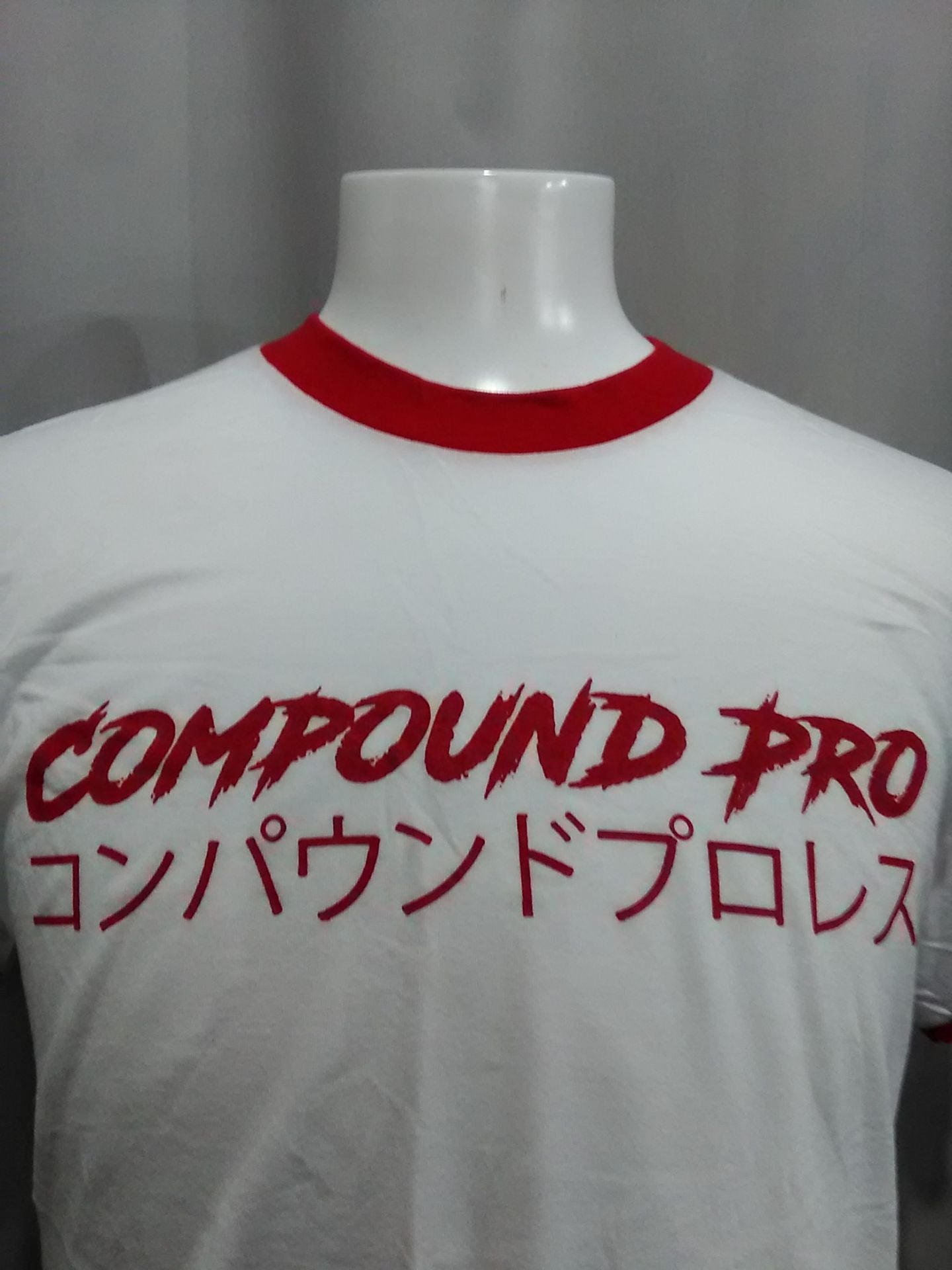 COMPOUND PRO WRESTLING リンガー Tシャツ(レッド) Mサイズ