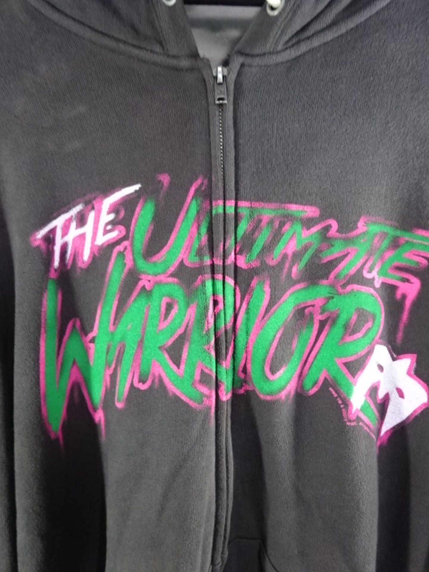 The Ultimate Warrior Zip-Up Hoodie (Junk Food)