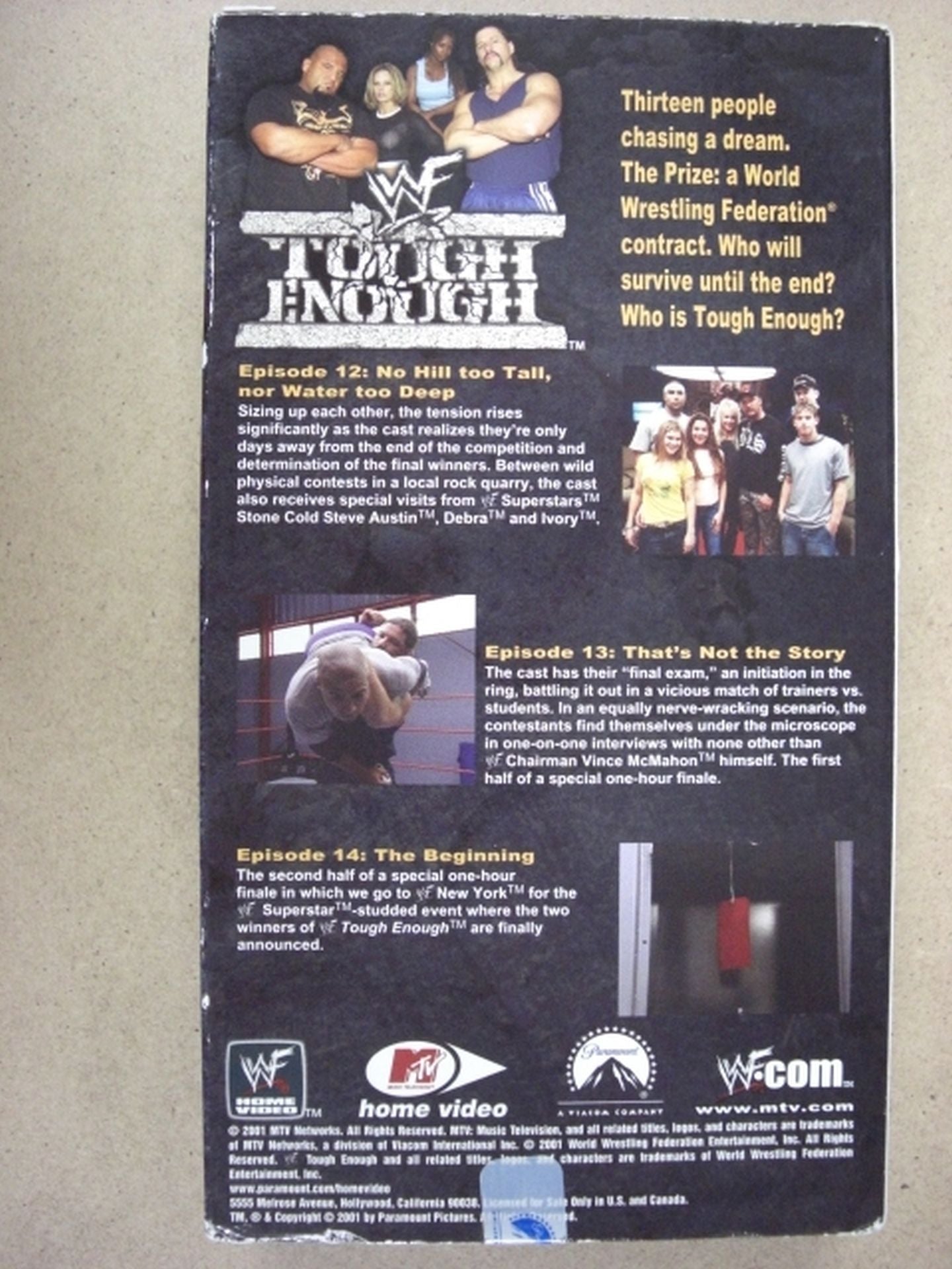 TOUGH ENOUGH EPISODES12~14