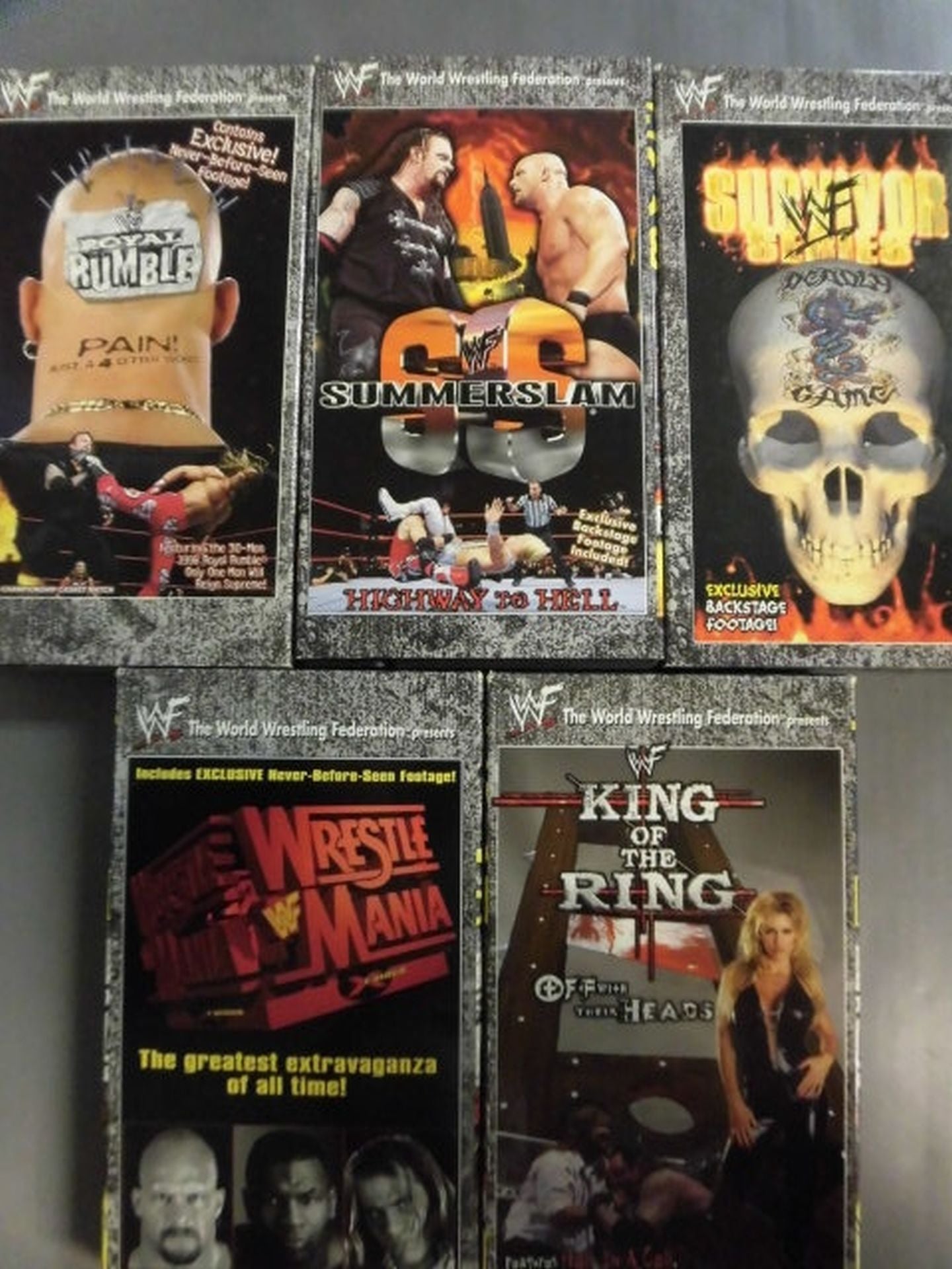 WWF THE CLASSIC FIVE OF 1998